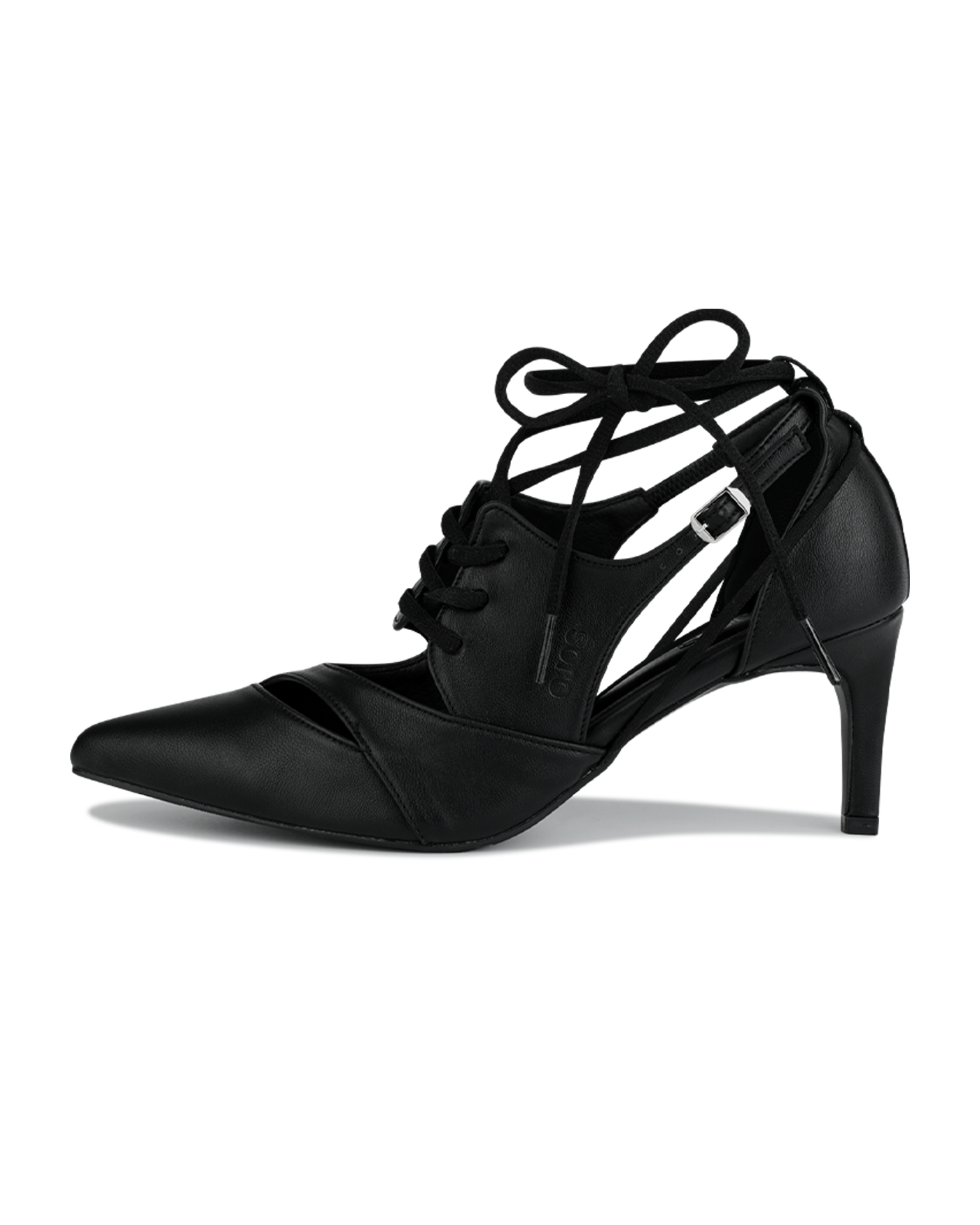 ojos オホス Multistrap Stiletto Heels Black Multi Strap Pointed Toe Stiletto Heels | boohoo CA