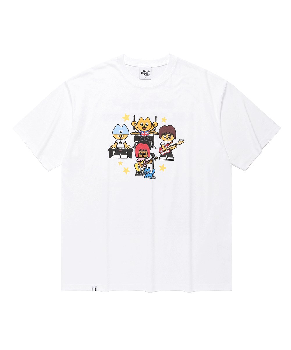 [CAVISH x LELBO BROWN] U.K TOUR SS TEE ★大人気★ LELBO BROWN X CAVISH U.K TOUR SS TEE