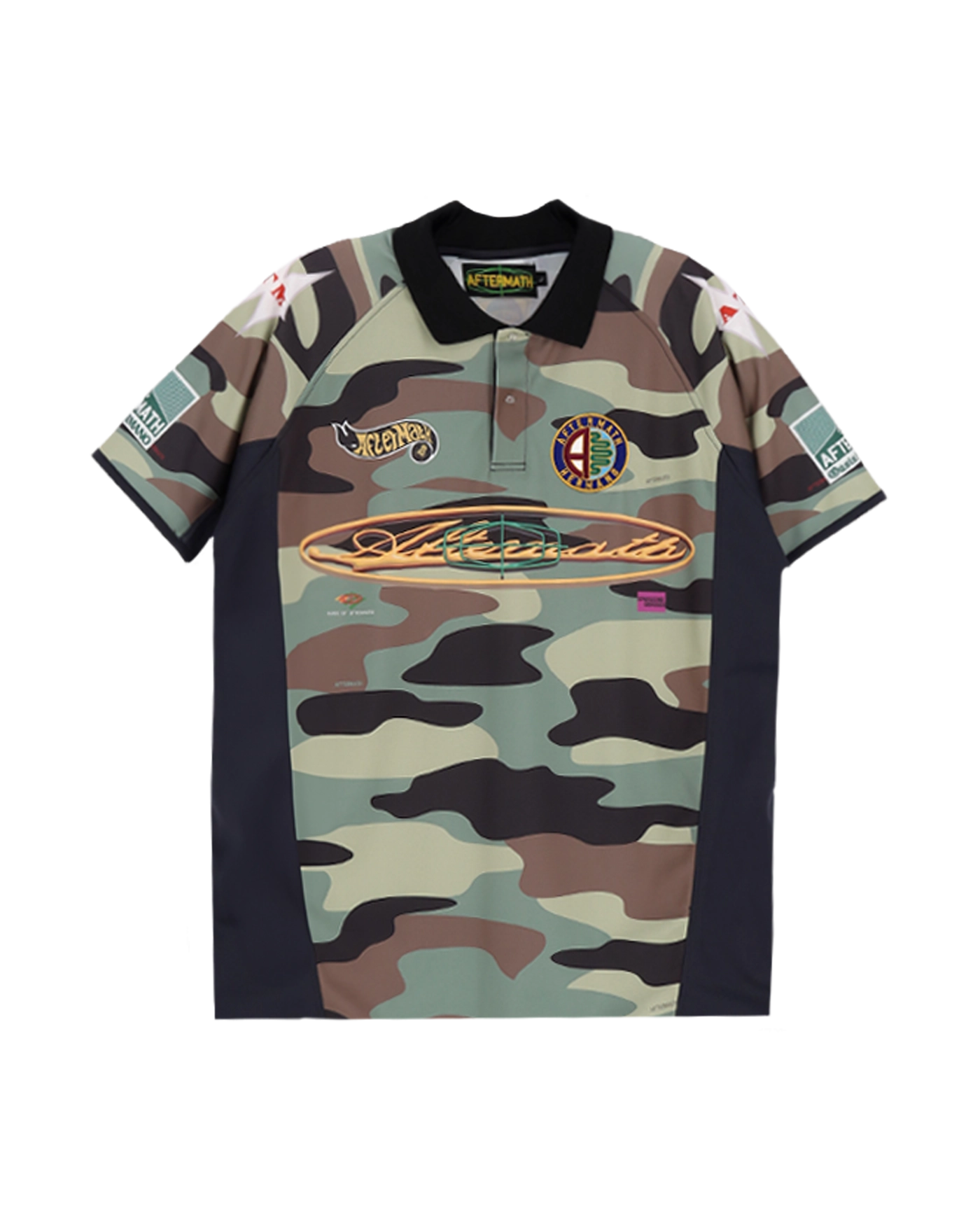 AFTERMATH PIG DYED AIM LOGO TEE