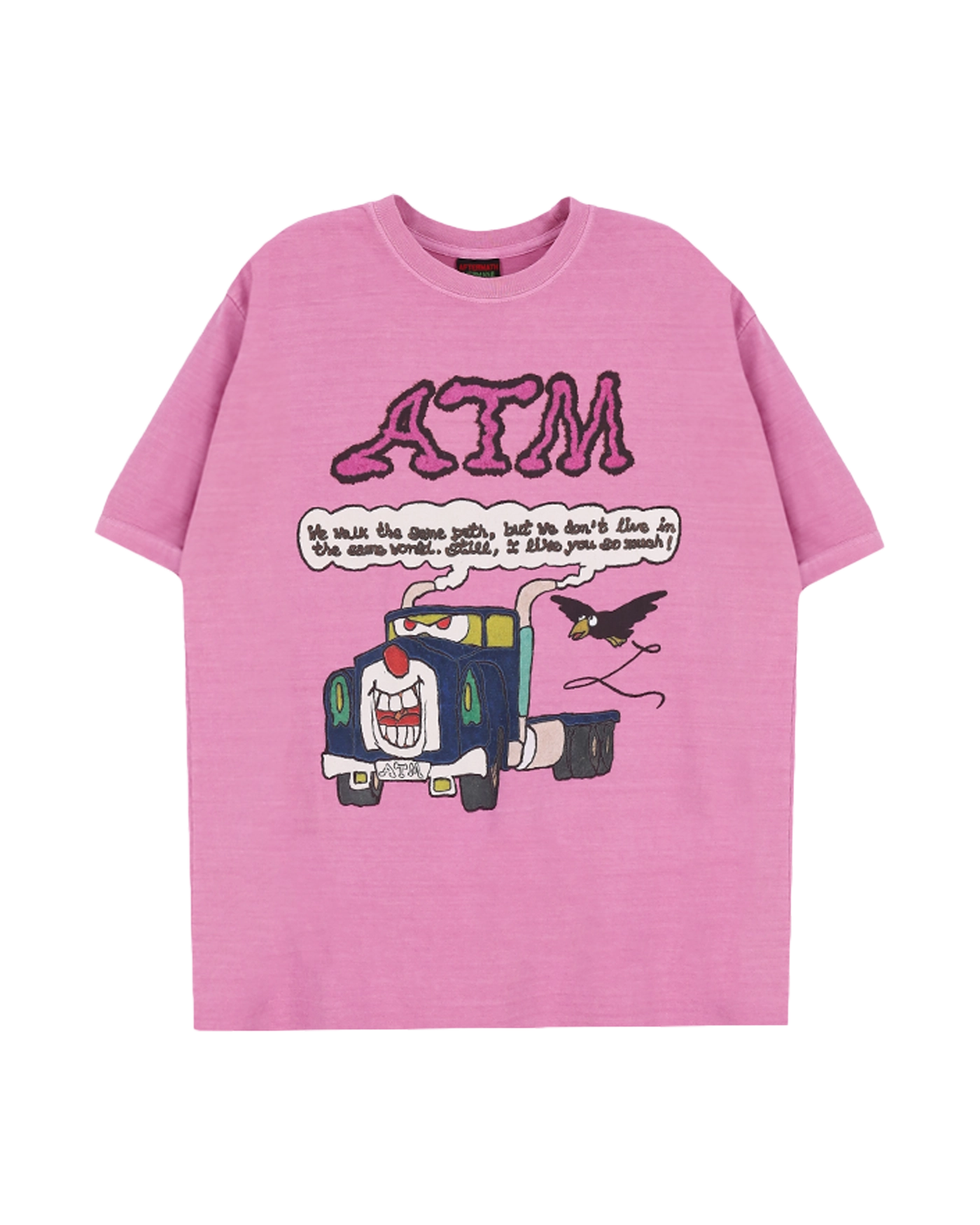 [AFTERMATH] AFTERMATH PIG DYED DOODLE AIM LOGO TEE /追跡付 AFTERMATH PIG DYED AIM LOGO TEE