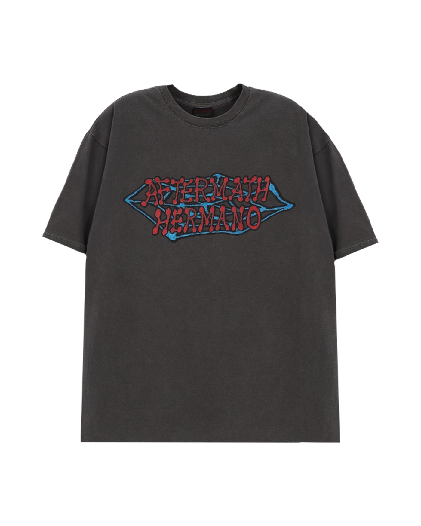 AFTERMATH PIG DYED AIM LOGO TEE