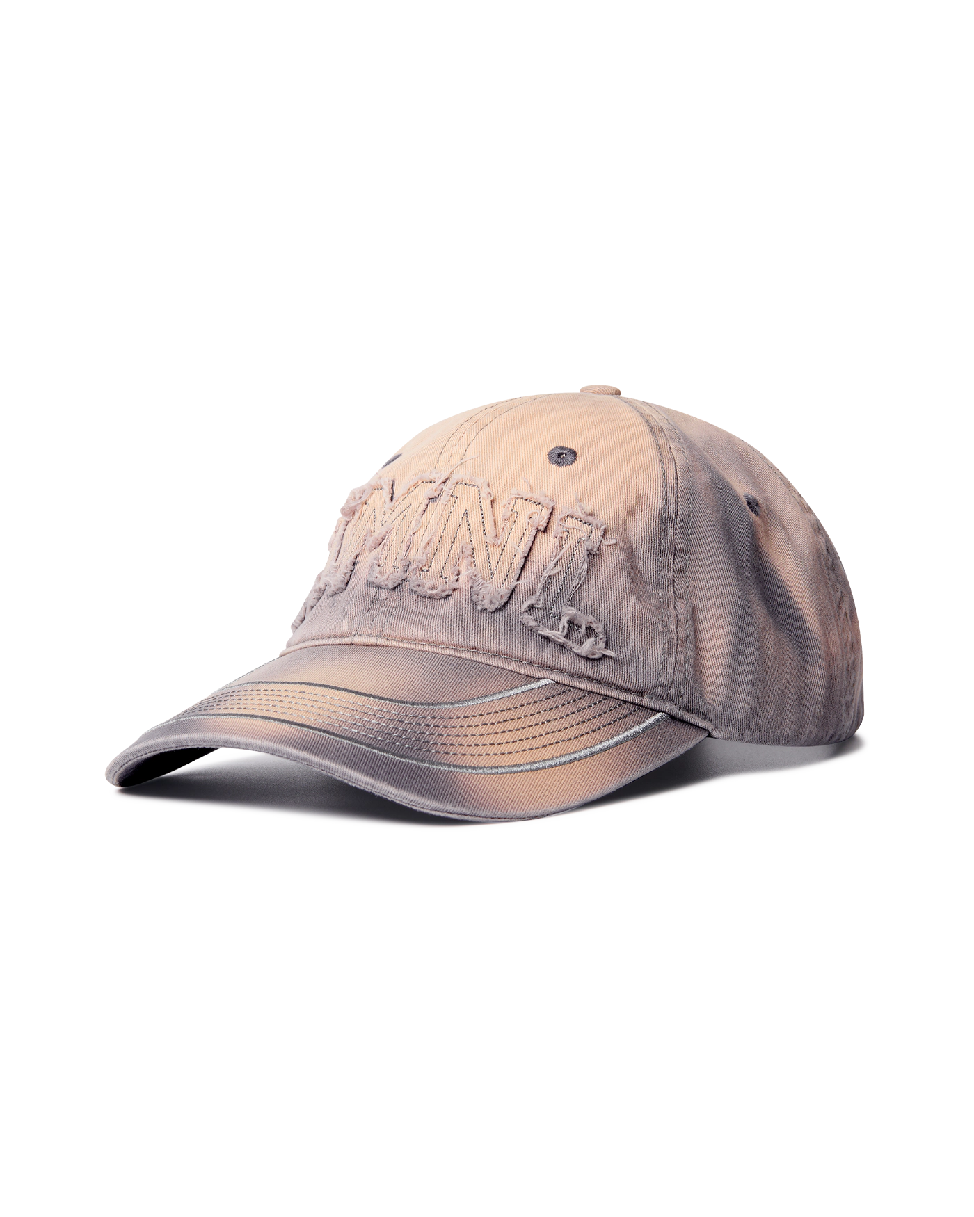 NOMANUAL BLEACHED NM LOGO BALL CAP