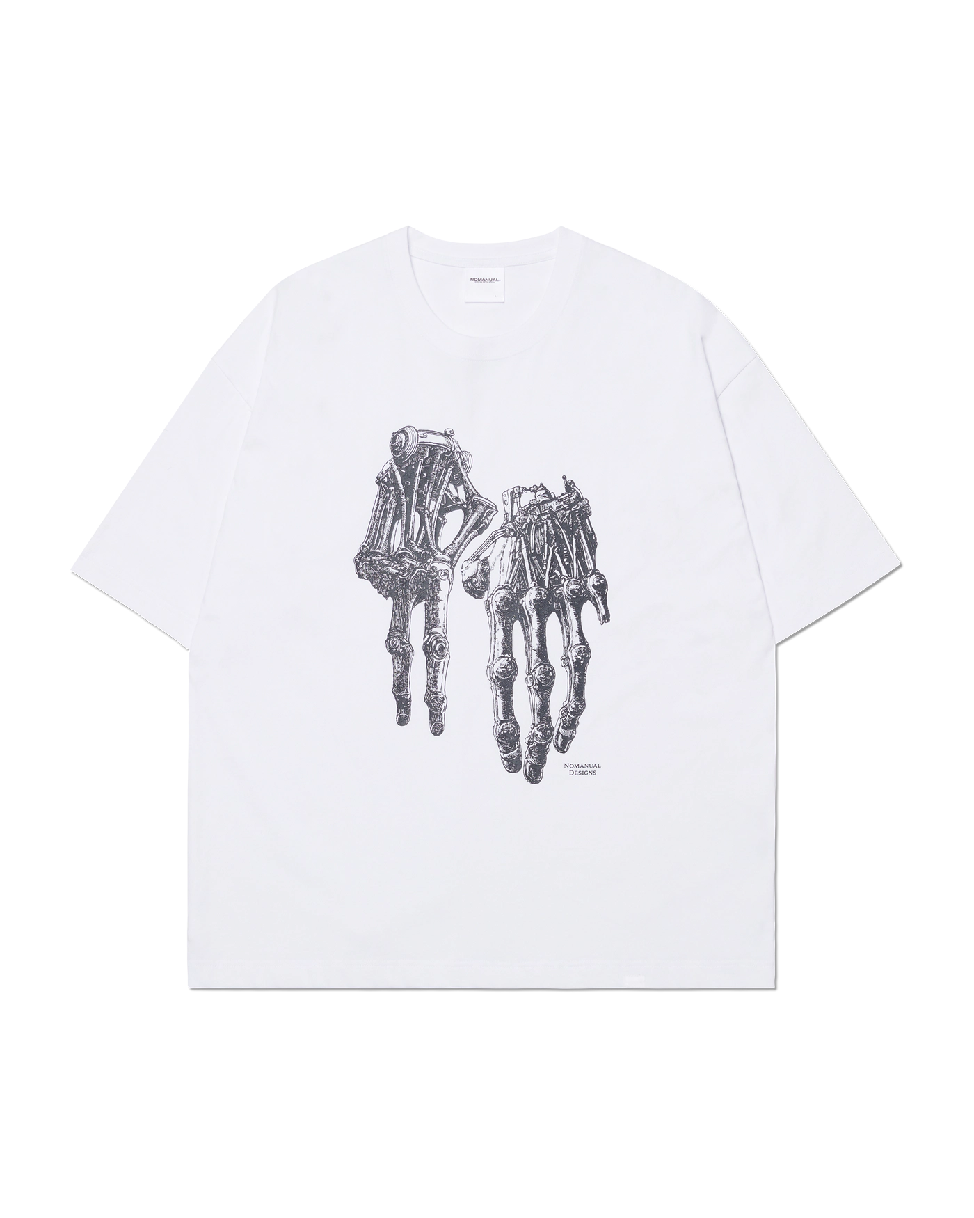 【NOMANUAL】25ss ROBOTIC HAND NM T-SHIRT NOMANUAL ROBOTIC HAND NM T-SHIRT
