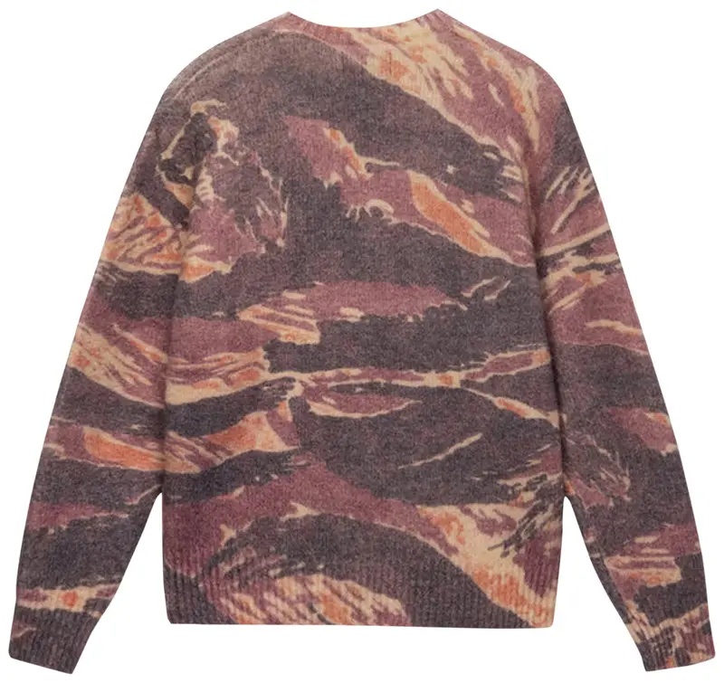 스투시 티그리스 프린트 스웨터 브라운 117156 | 카시나 KASINA