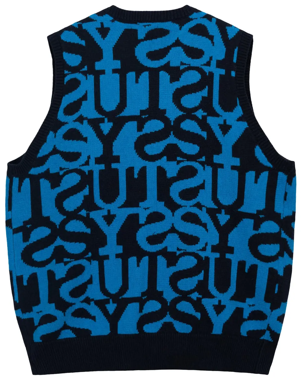 STUSSY STACKED SWEATER VEST