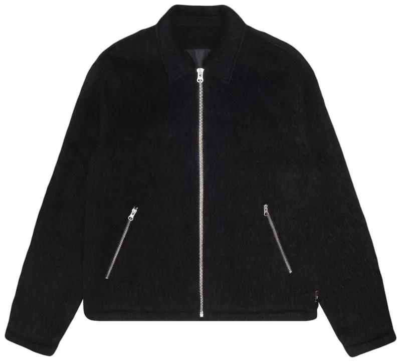 Stussy mohair club ブラック ジャケット ☆関税込☆Stussy☆MOHAIR CLUB JACKET☆ジャケット (STUSSY