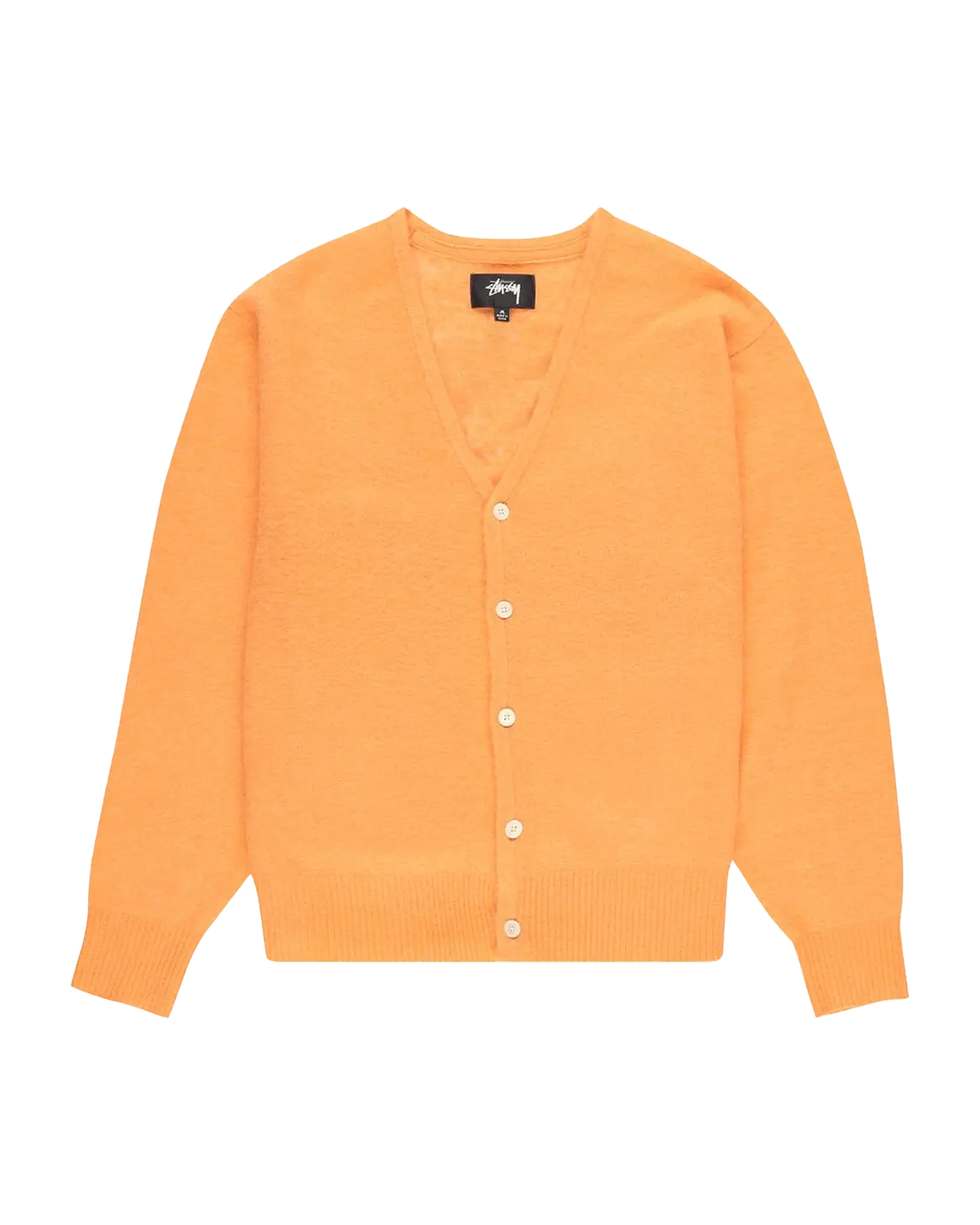 トップス stussy brushed cardigan 2023 aw Stüssy Brushed Cardigan Charcoal