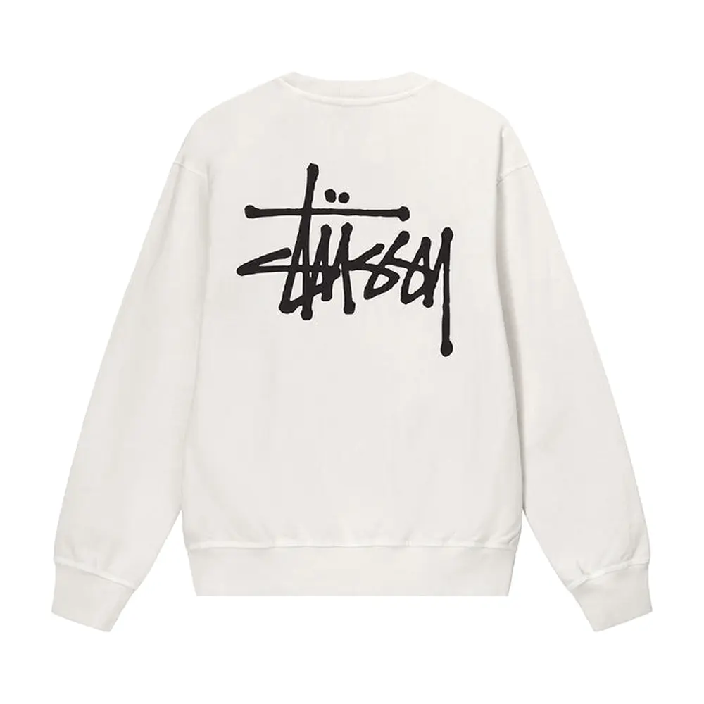 ★23SS 最新作★STUSSY STARS CREW Stussy Star Pig Dyed Crew XL White Natural #017 | eBay
