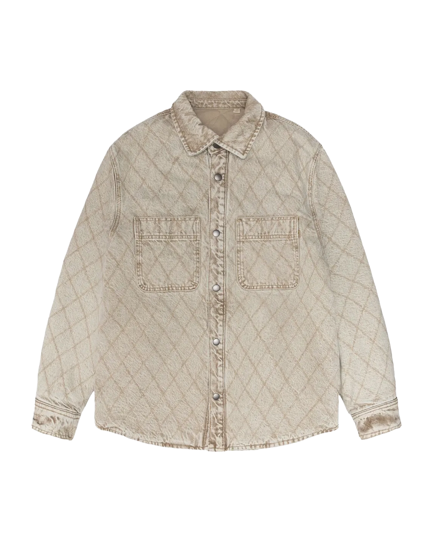 STUSSY QUILTED DENIM SHIRT