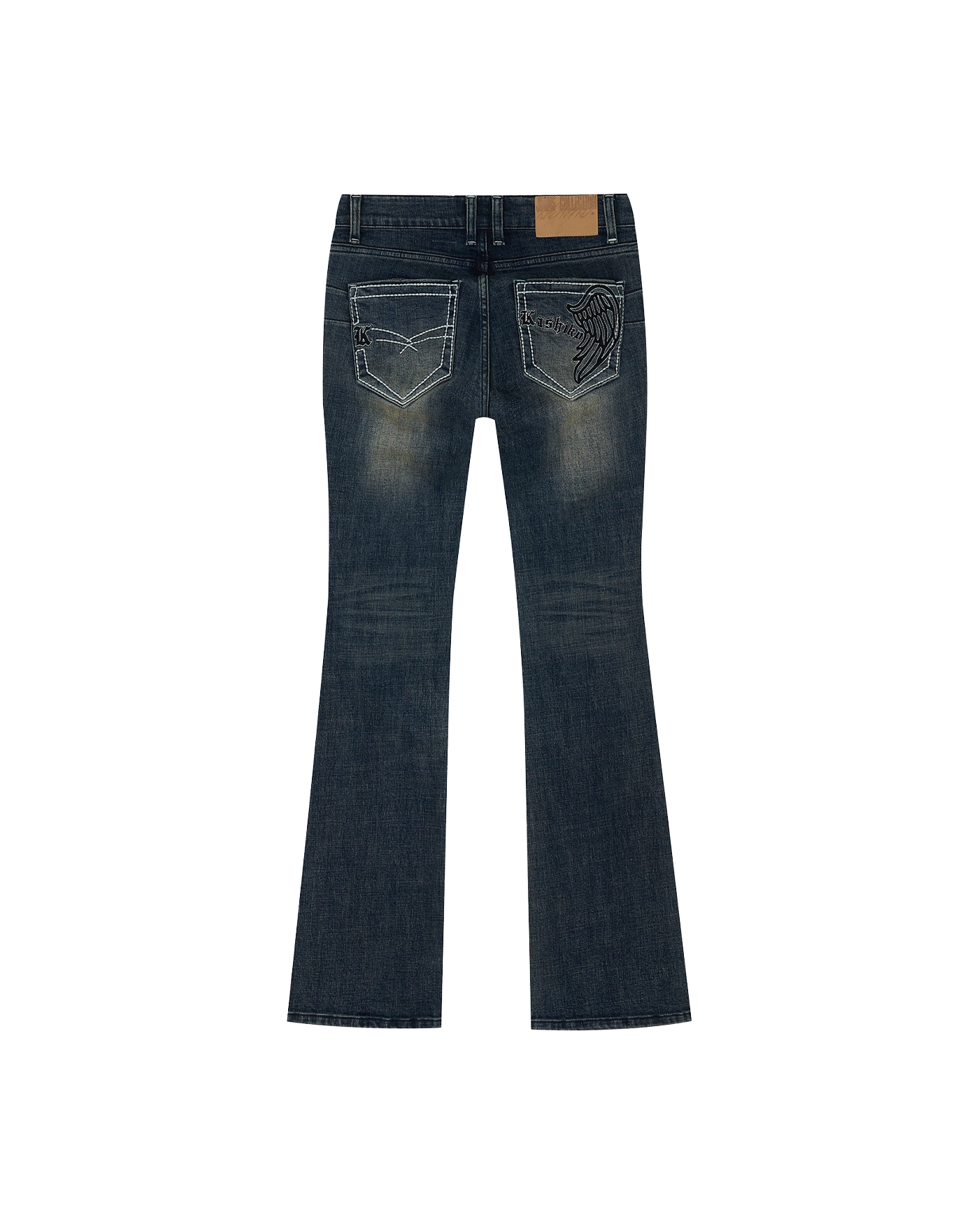 [Kashiko] ★ Lowrise Boots Cut Denim Pants MUSINSA | KASHIKO Lowrise Boots Cut Denim Pants Black