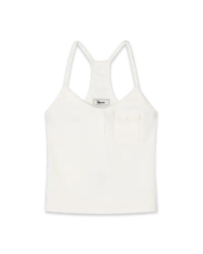 ★KASHIKO★BONNIE HALTER TOP KASHIKO Bonnie Halter Top White