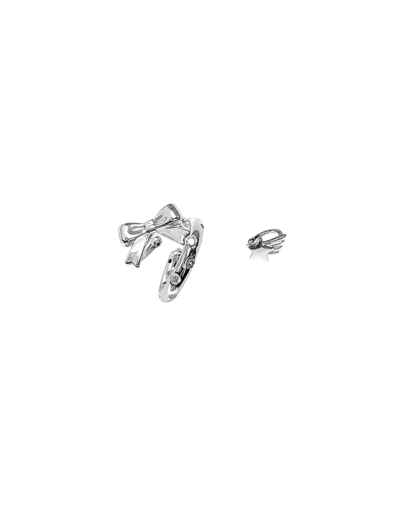 【KASHIKO】Cubic Shooting Star Ear Cuff イヤーカフ Pre-order ] Kashiko Cubic Ear Cuff – lesson.zero