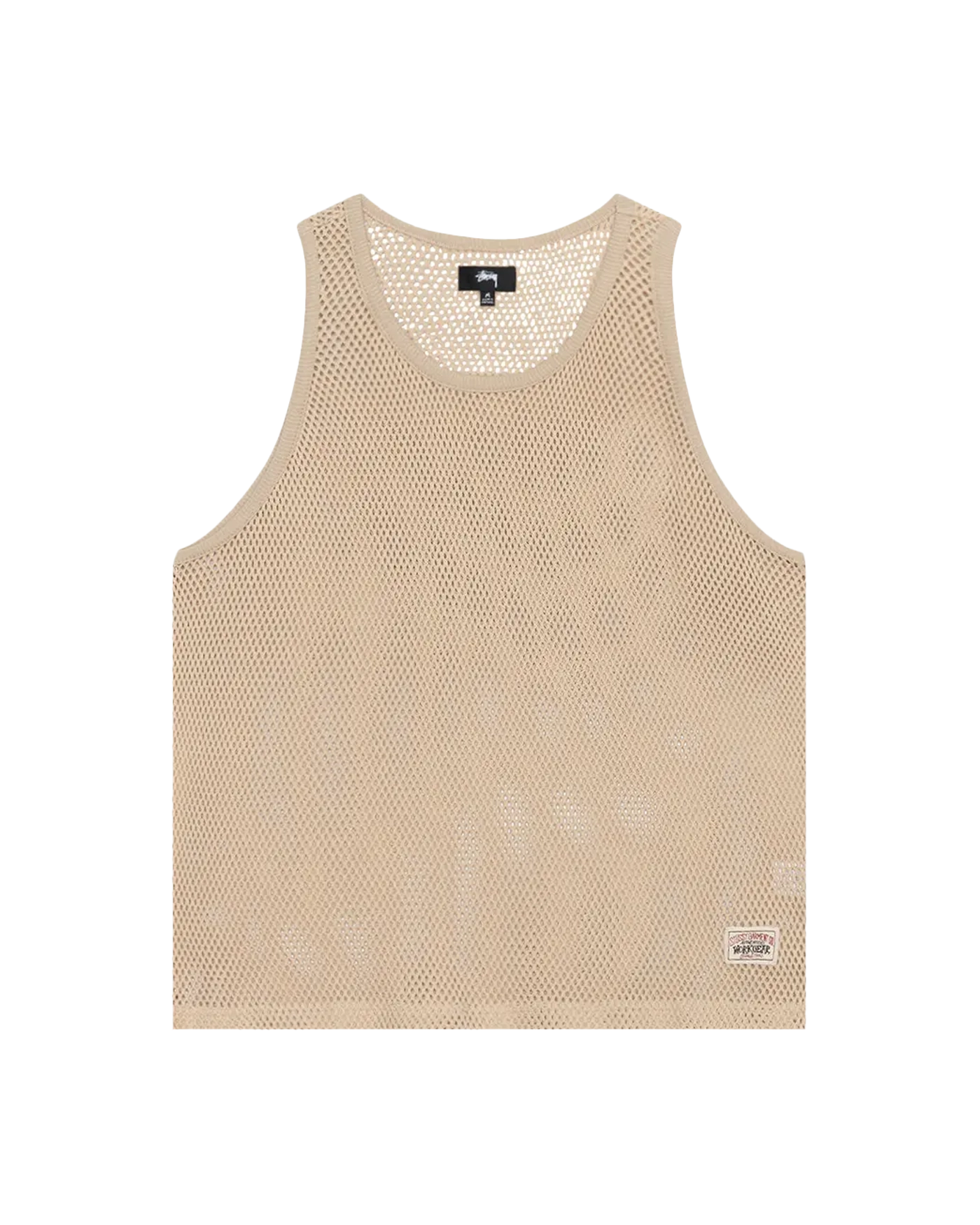 STUSSY COTTON BIG MESH TANK