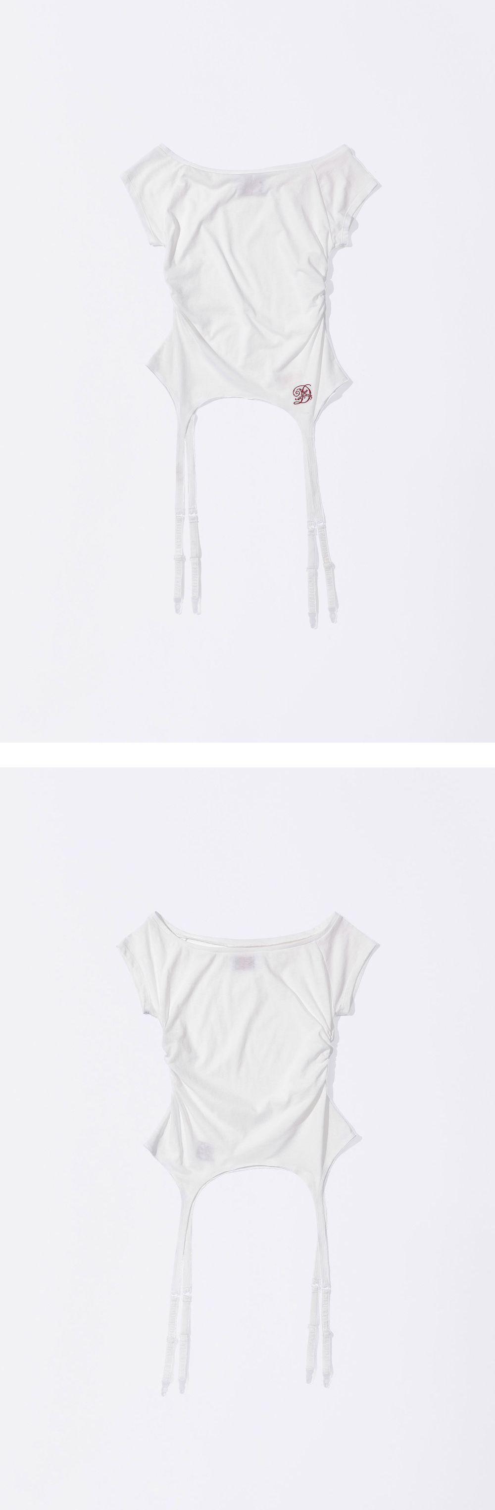 無料配送 ◆ Sculptor ◆ Garter Belt Tee Garter Belt Tee White – SCULPTOR JAPAN