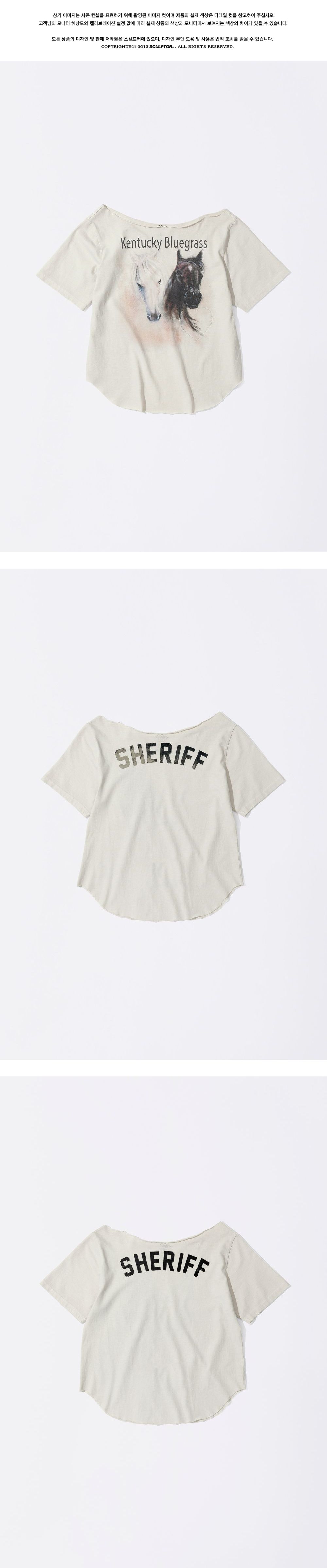 SCULPTOR Sheriff Cut Out Tee