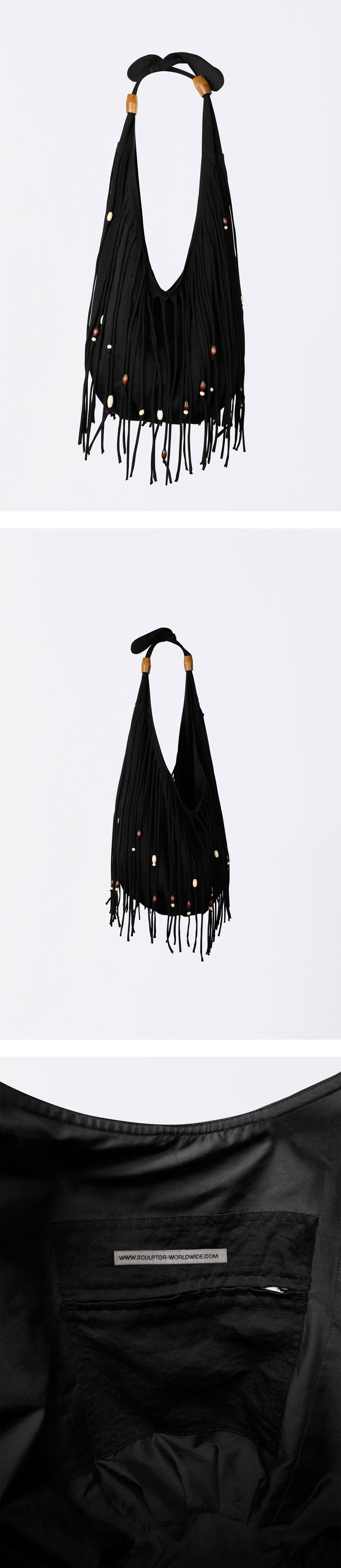 SCULPTOR Shaggy Fringe Market Bag