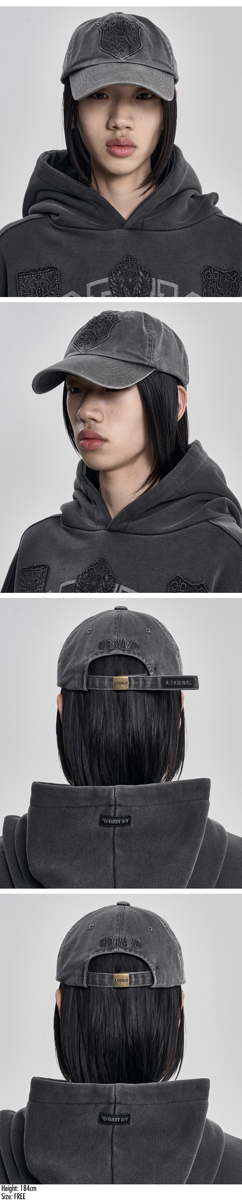 【AJO AJOBYAJO】24SS★ [PBA] AJO Pictogram Applique Cap AJOBYAJO】Tribal AJO Nylon Cap | OUR BRAND,AJOBYAJO