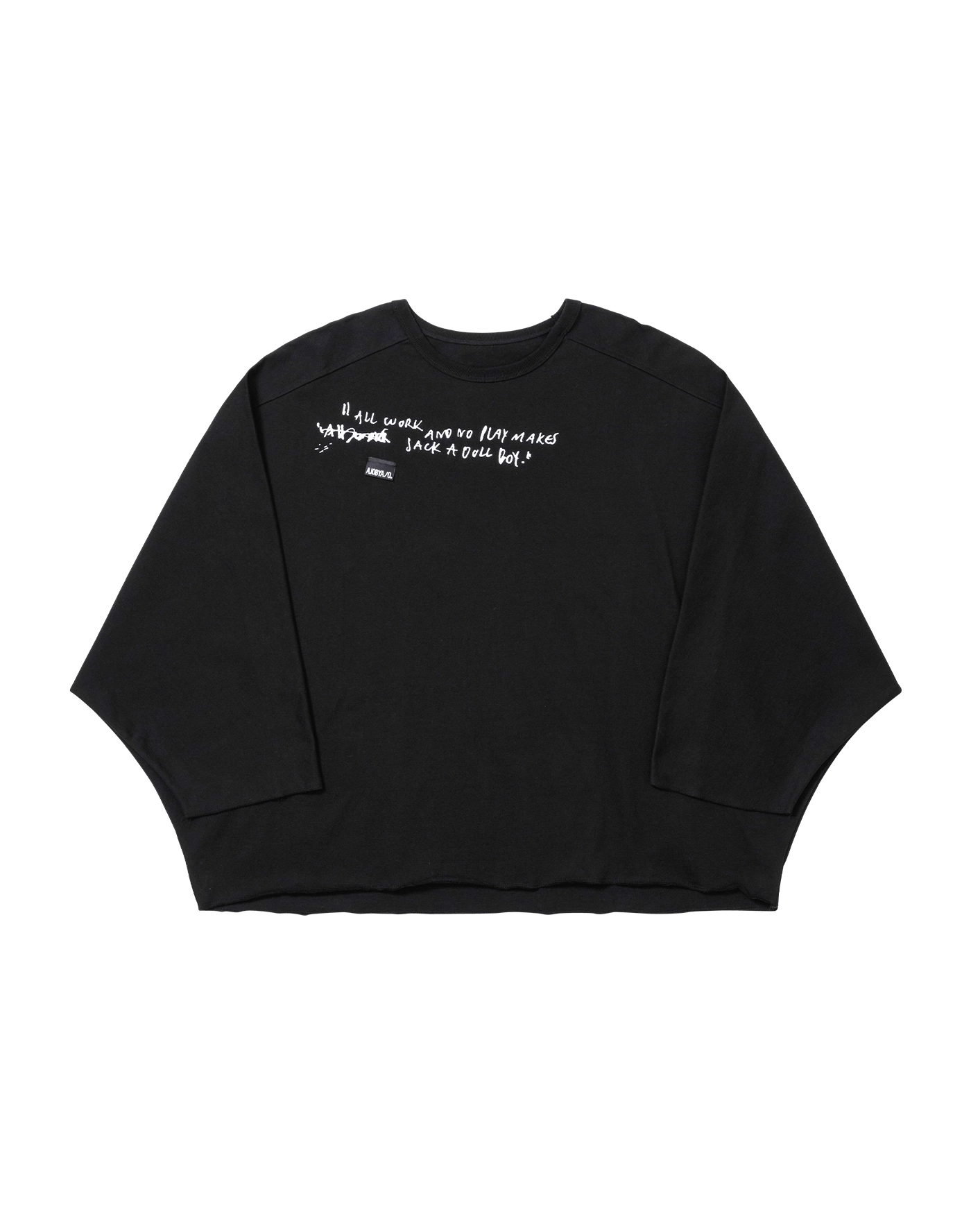 【AJO AJOBYAJO】22FW★ Warning Long Sleeves T-Shirt AJO AJOBYAJO】22FW☆ Warning Long Sleeves T-Shirt (AJO