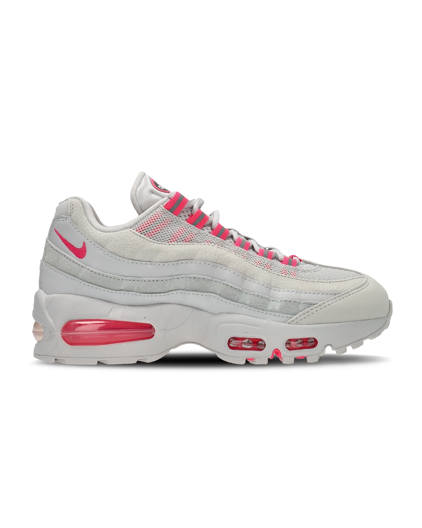 나이키 우먼스 에어 맥스 95 바스트 그레이 하이퍼 핑크 IB6396-002