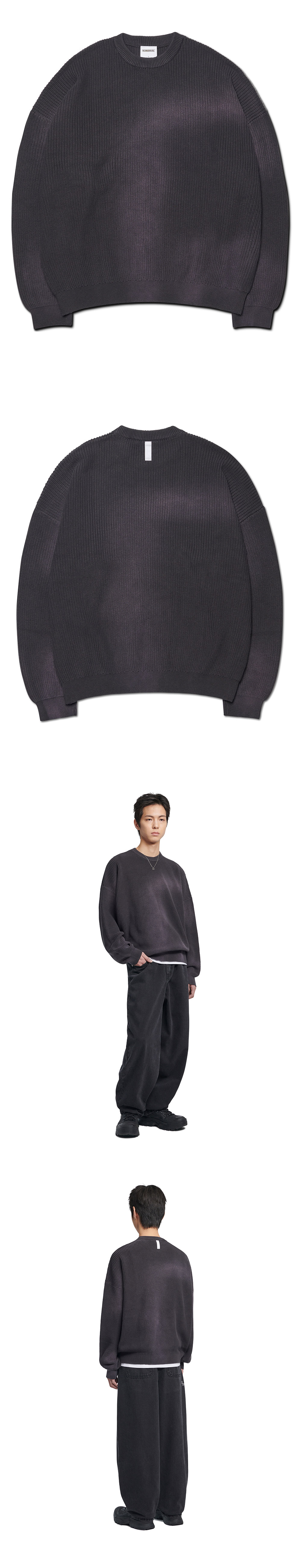 NOMANUAL SPRAY DYEING KNIT