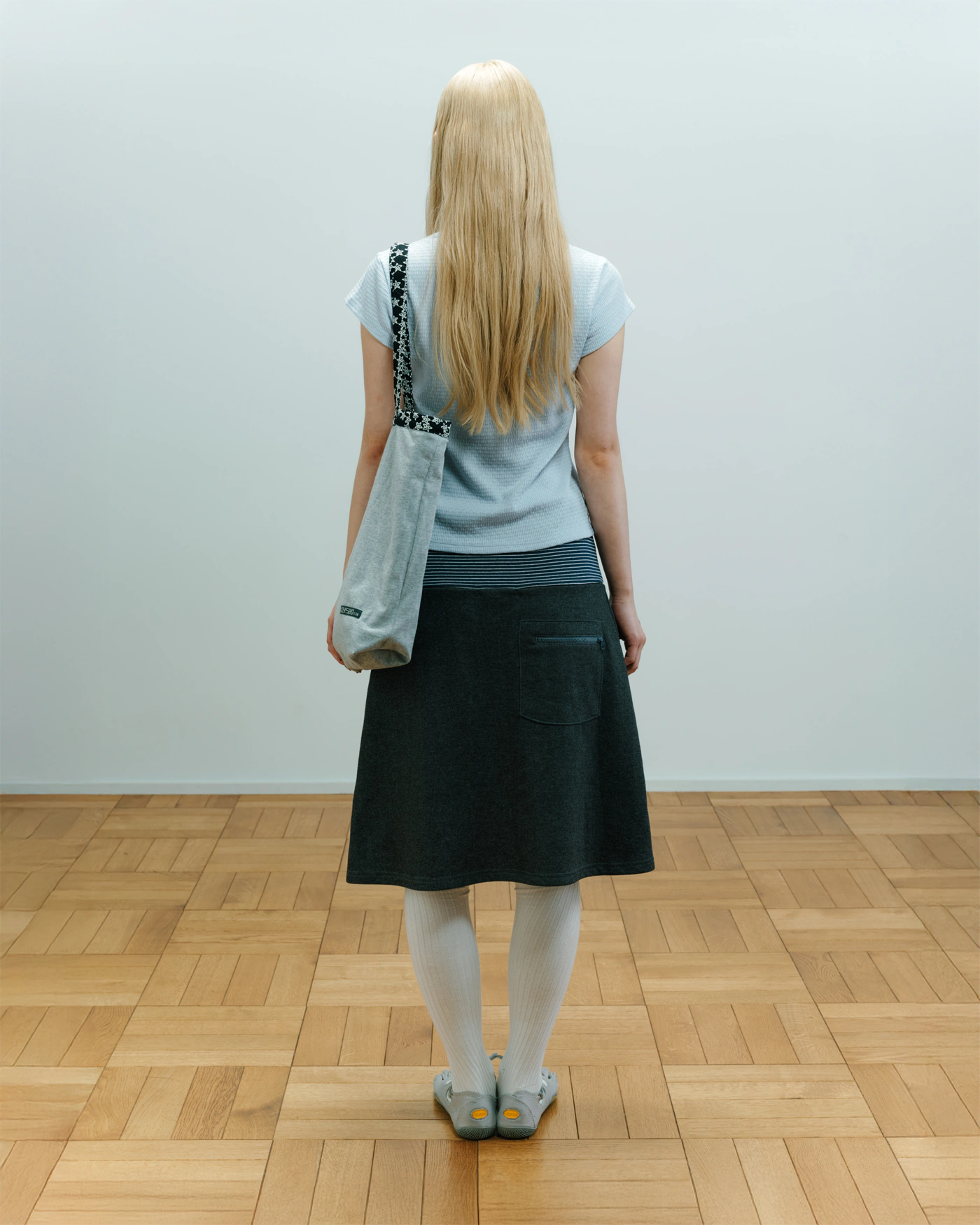 COYSEIO 038 STRIPE SKIRT DARK GREY CY2500SKSM01 【公式通販】