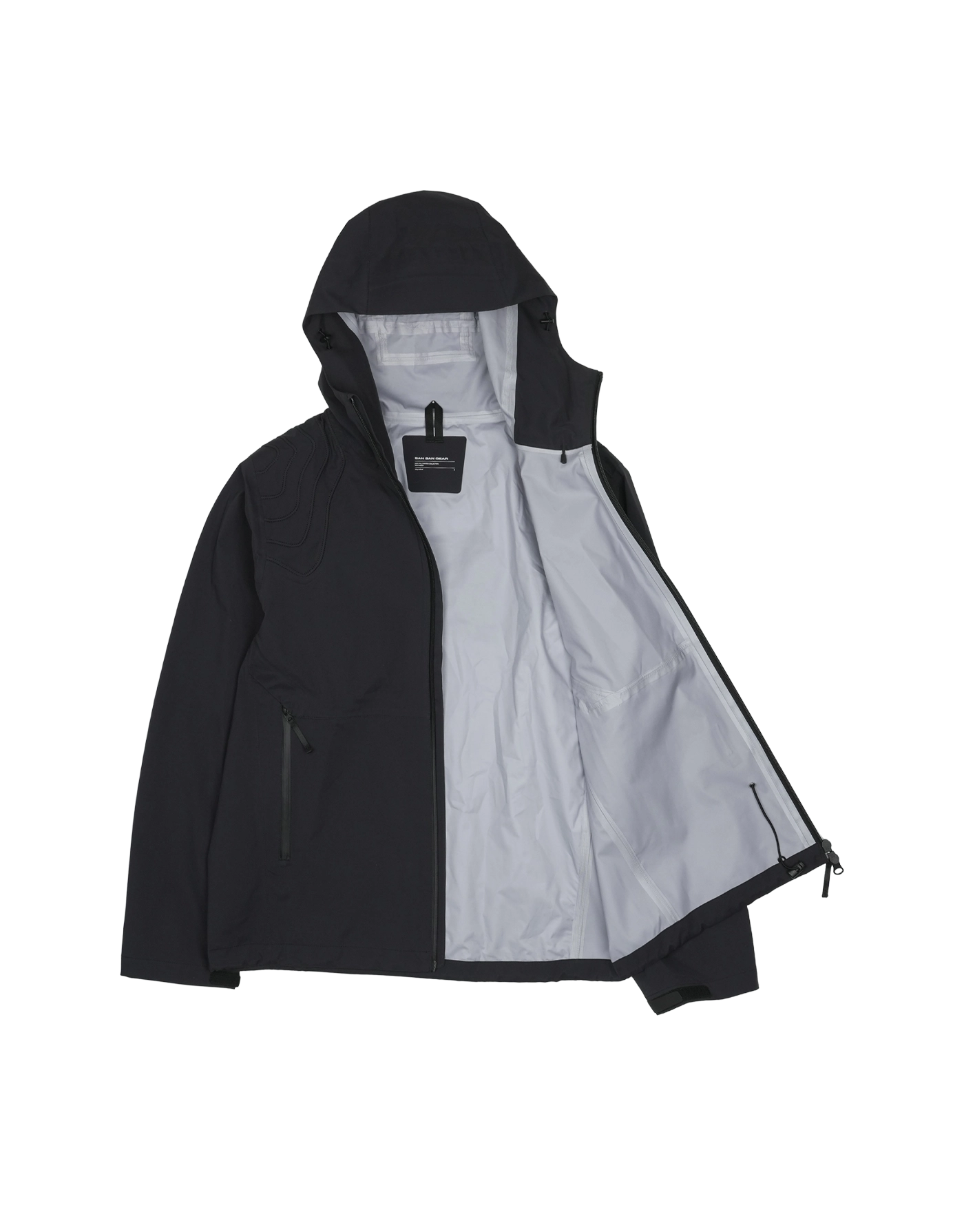 SAN SAN GEAR ALEA SHELL JACKET ブラック ALEA SHELL JACKET - IDIOME