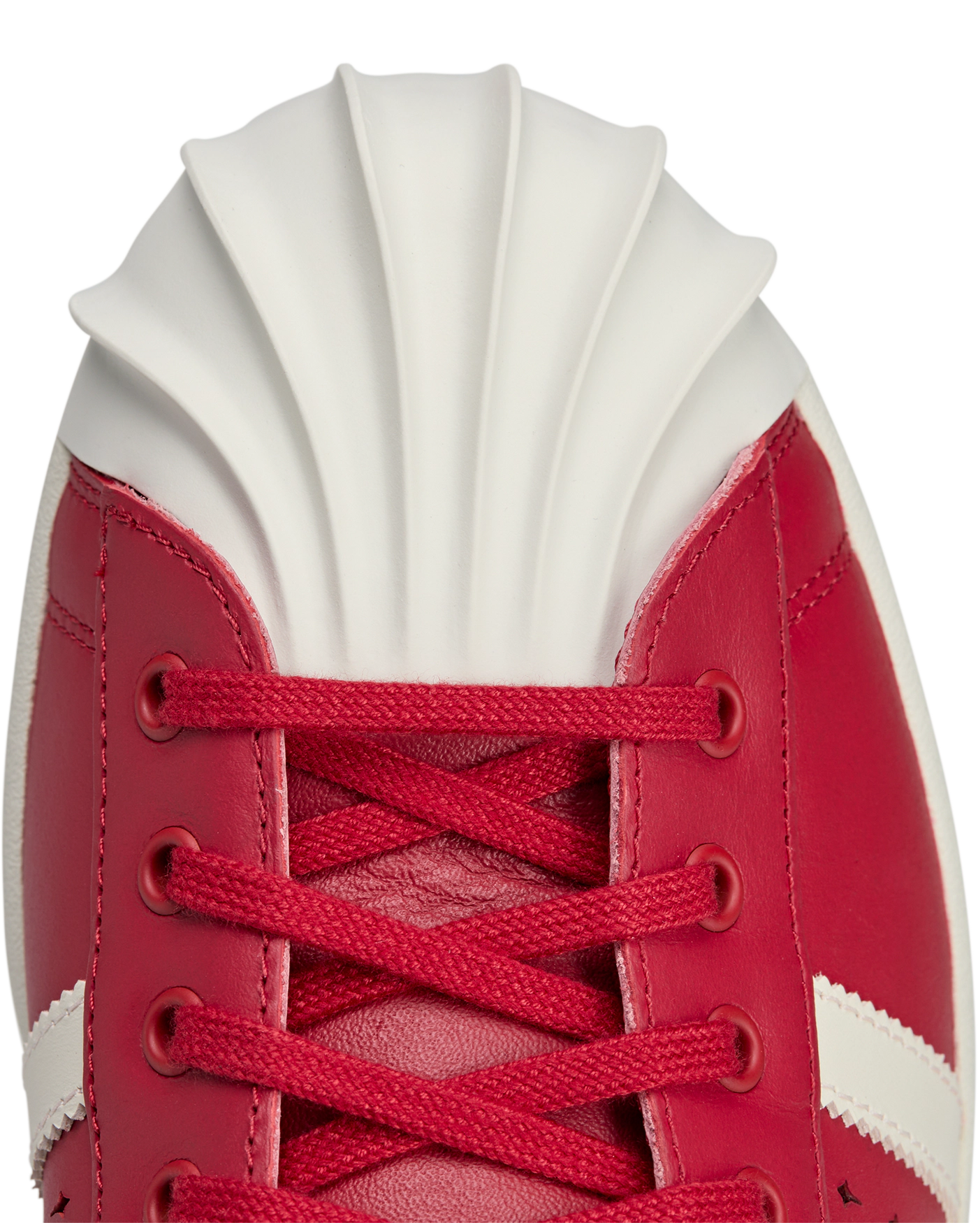 떠그 클럽 X 아디다스 슈퍼스타 부츠 럭스 레드 화이트 JP6518 | 카시