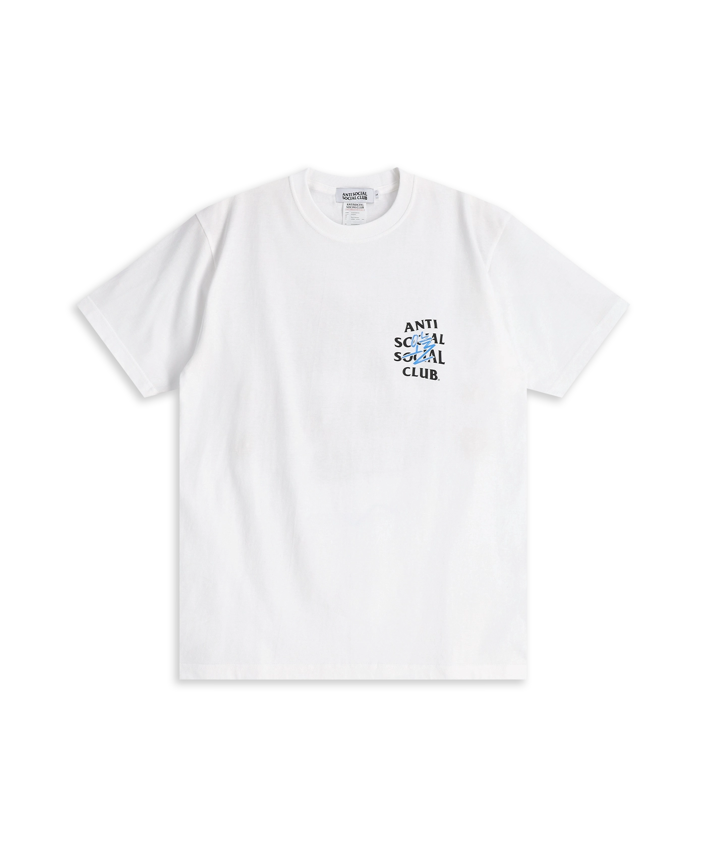 안티 소셜 소셜 클럽 X 디키즈 플레임 티셔츠 화이트 ASSCDKSS02WH 