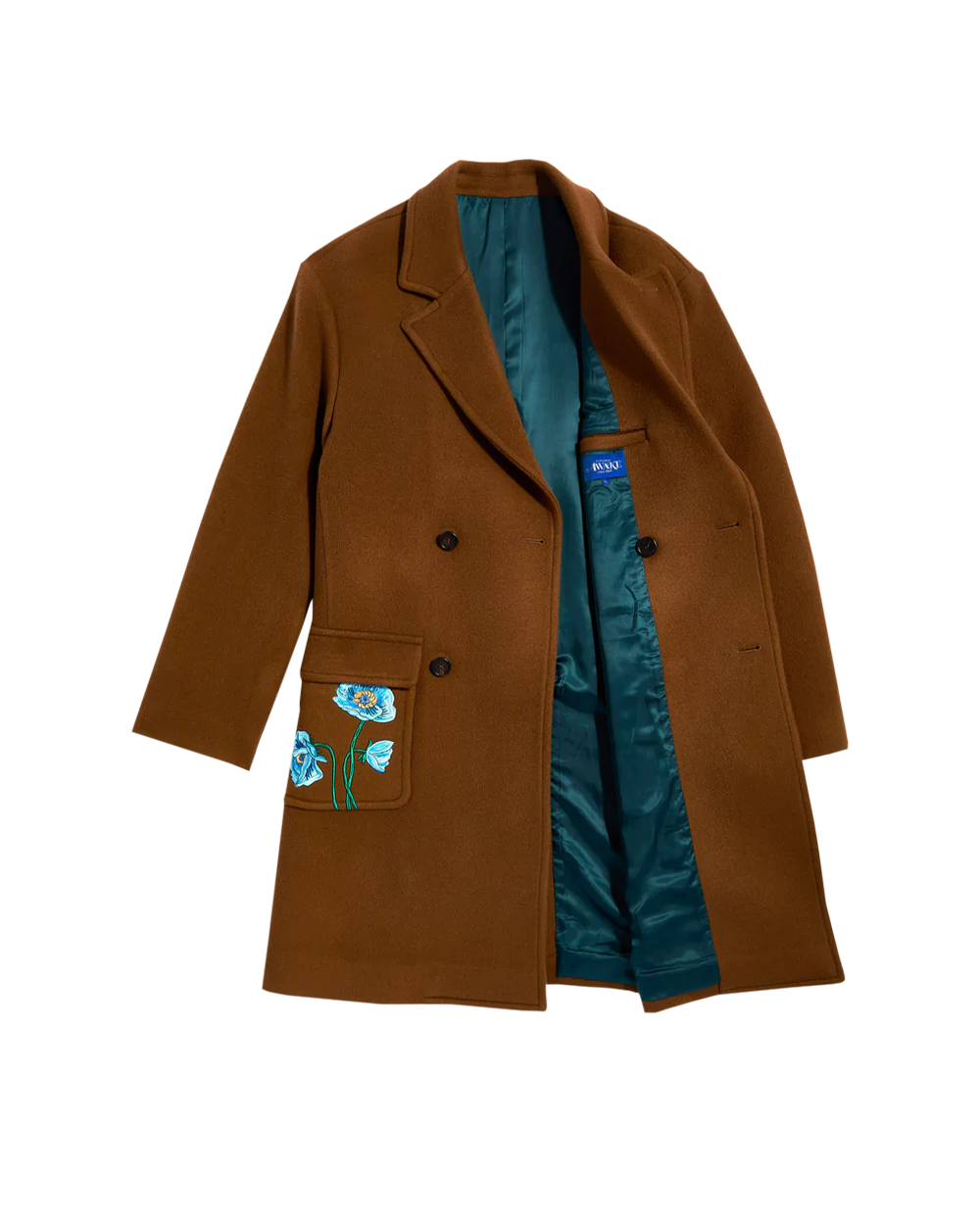 AWAKE NY FLORAL OVERSIZED OVERCOAT