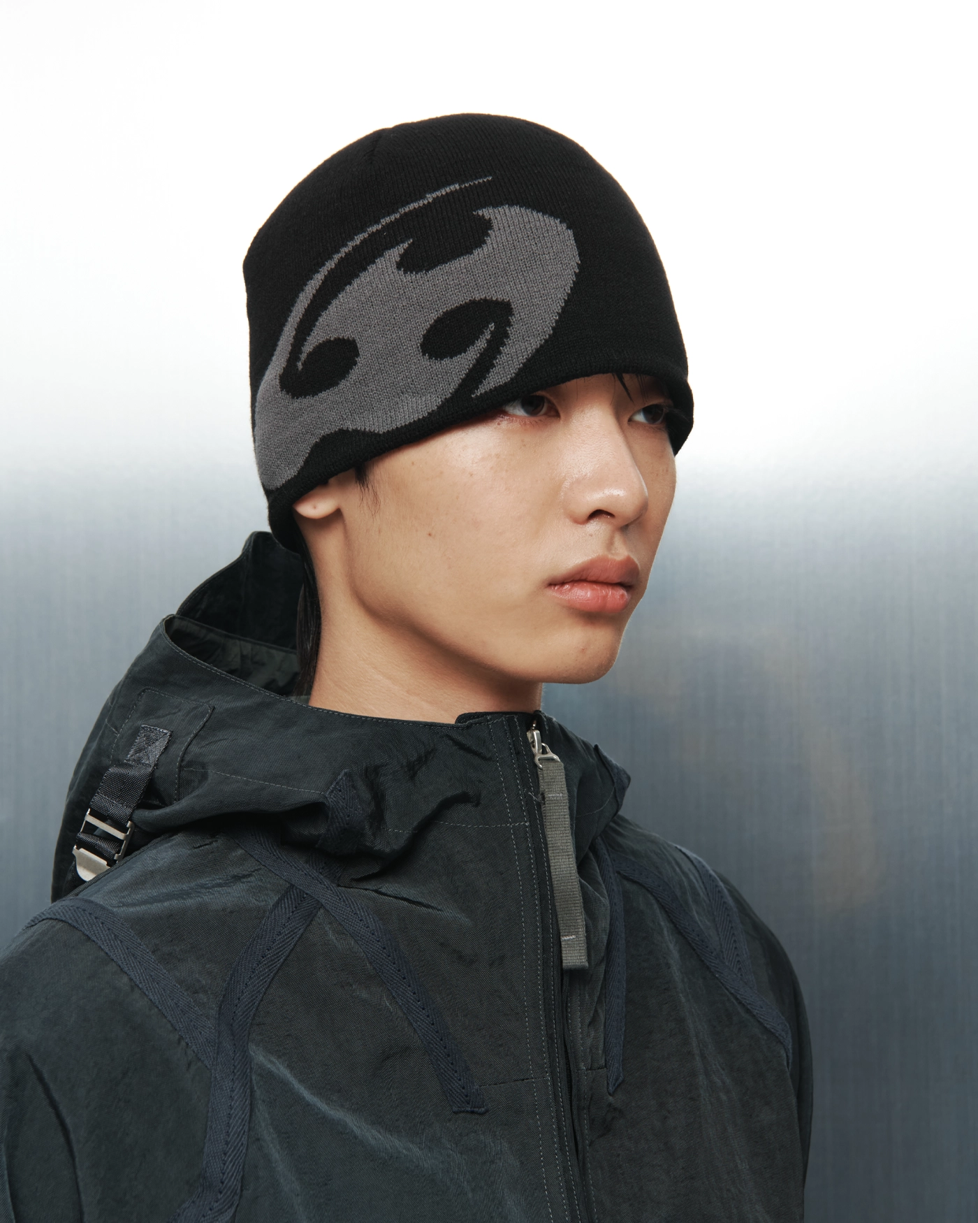 帽子 SANSANGEAR 24SS beanie gray 帽子 SANSANGEAR 24SS beanie gray SAN SAN GEAR] LOGO BEANIE
