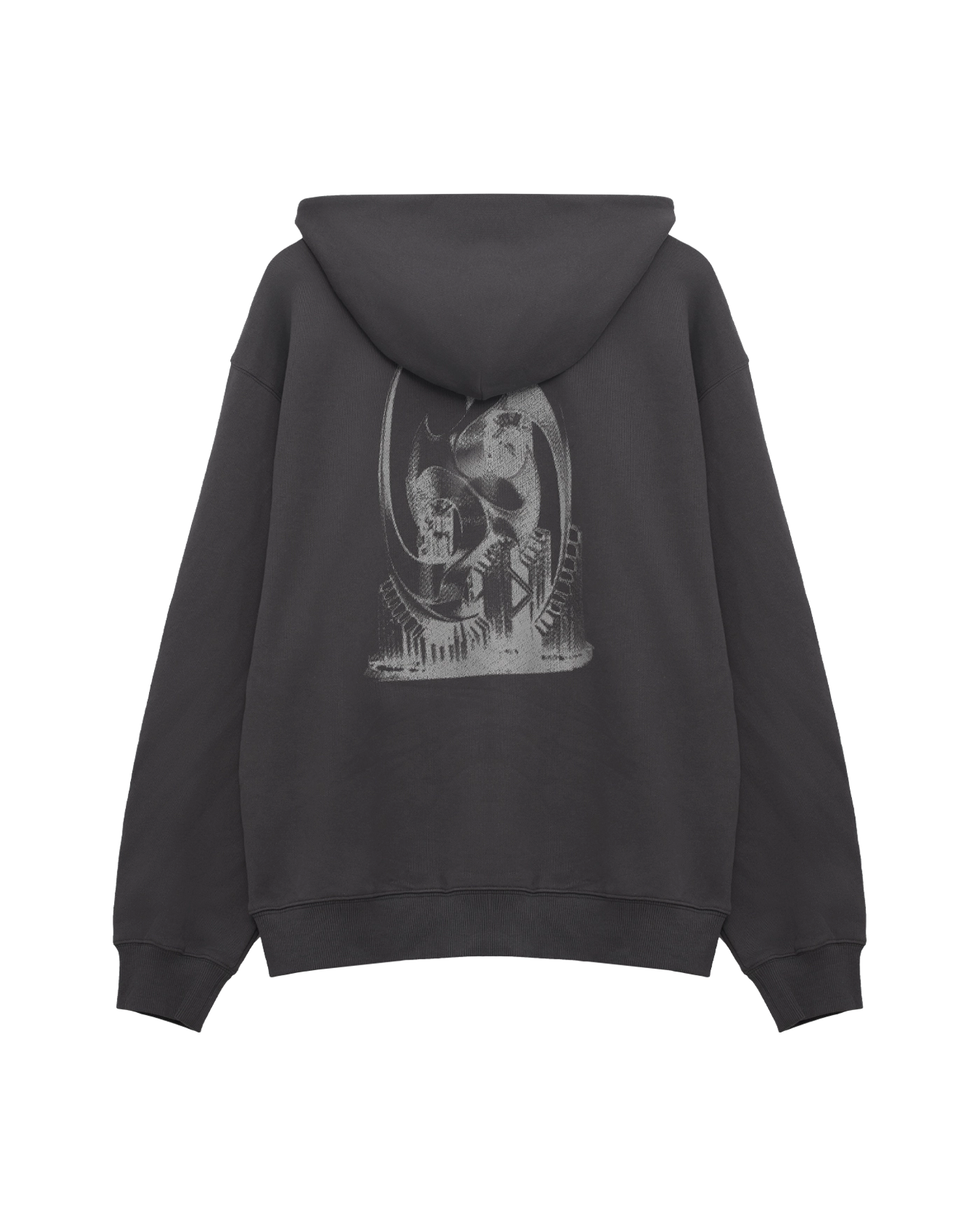 [SAN SAN GEAR] / ☆ 24FW SCULPTURE HOODIE / CHARCOAL San San Gear – Sculpture Hoodie Charcoal