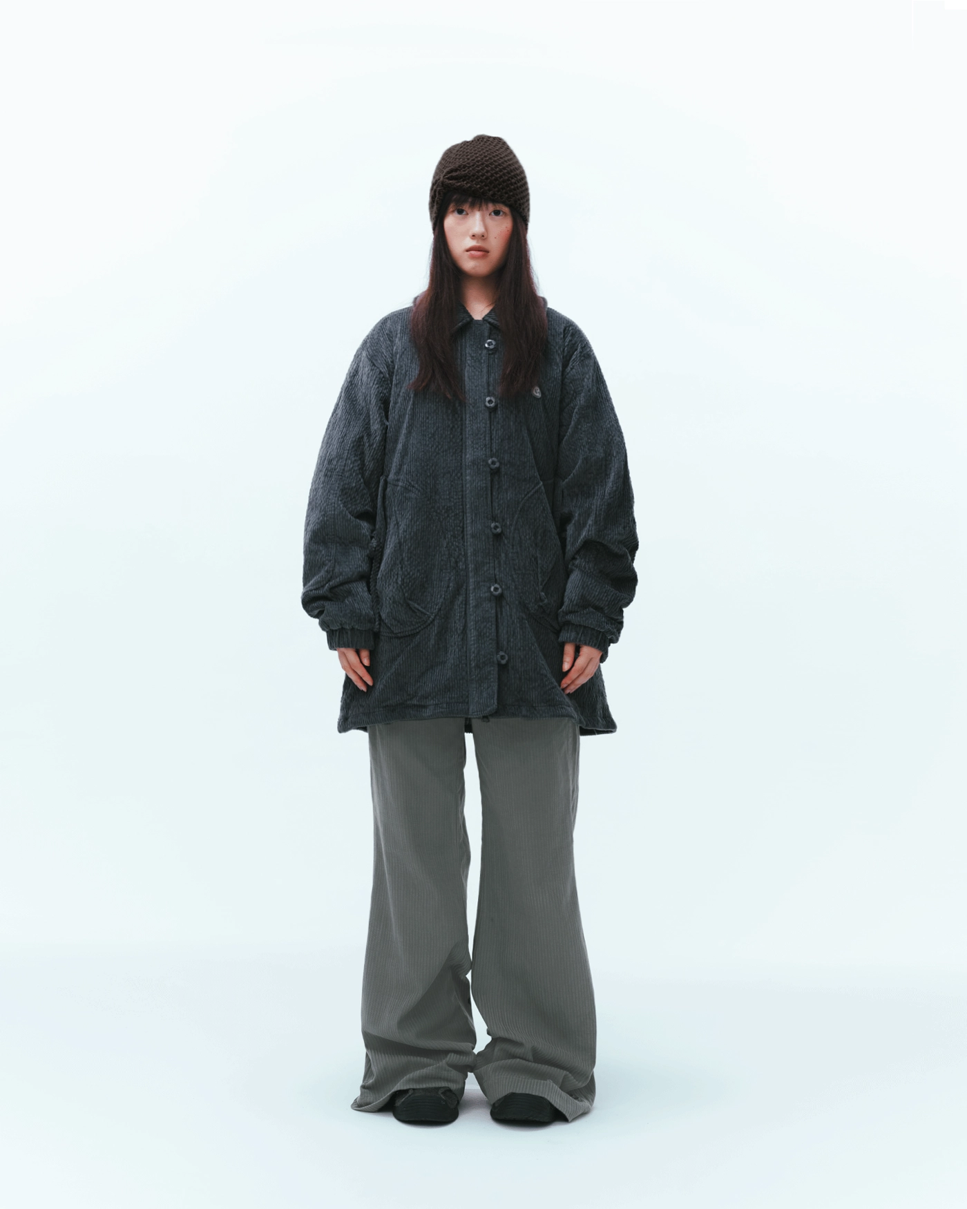 【COYSEIO】韓国発！ROUND COLLAR COZY BOMBER 全２色 送料込 COYSEIO ROUND COLLAR COZY BOMBER