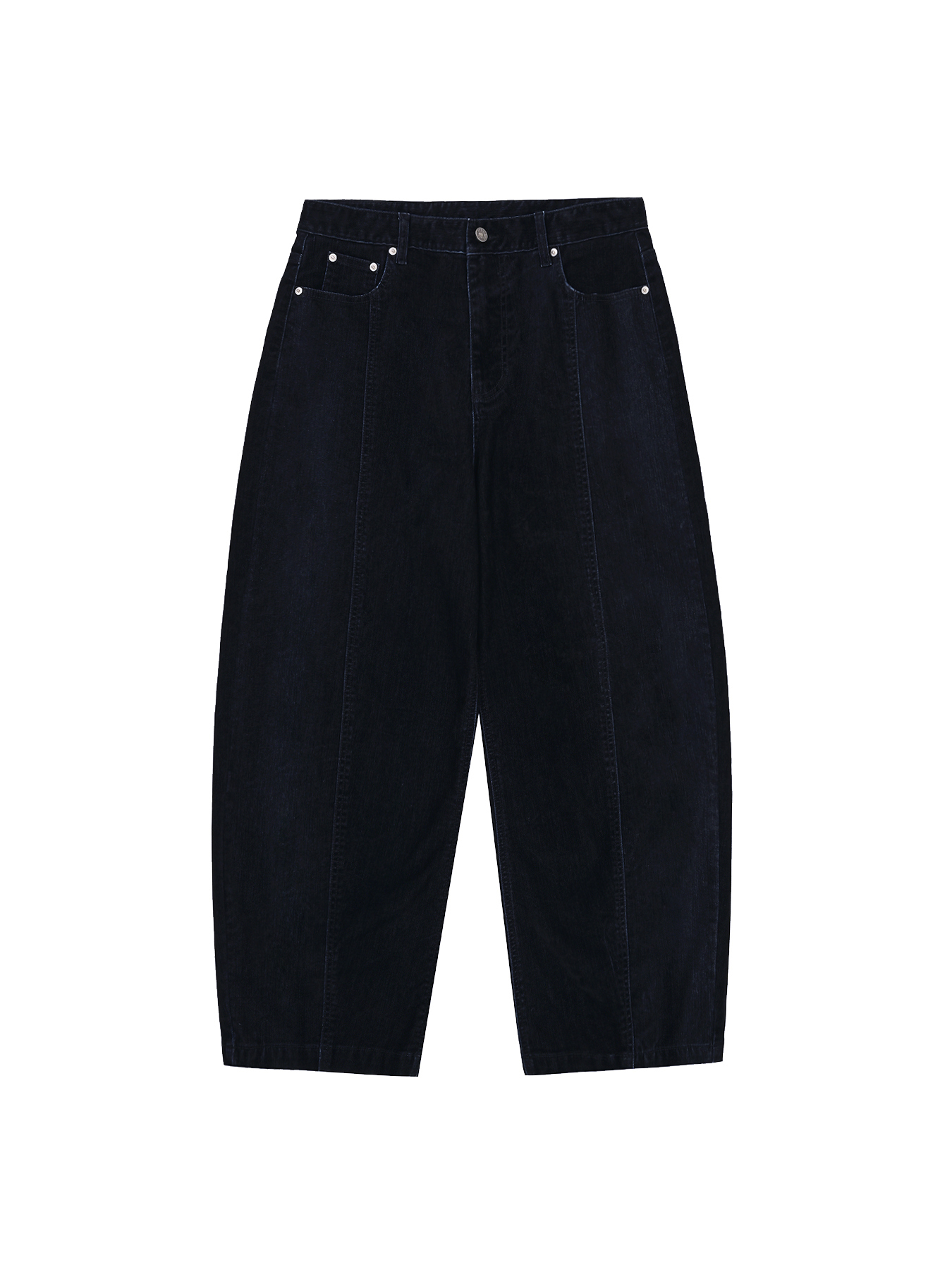 ★OY★VELVET DENIM WIDE STITCH VOLUME PANTS - BLACK★正規品 OY VELVET DENIM WIDE STITCH VOLUME PANTS