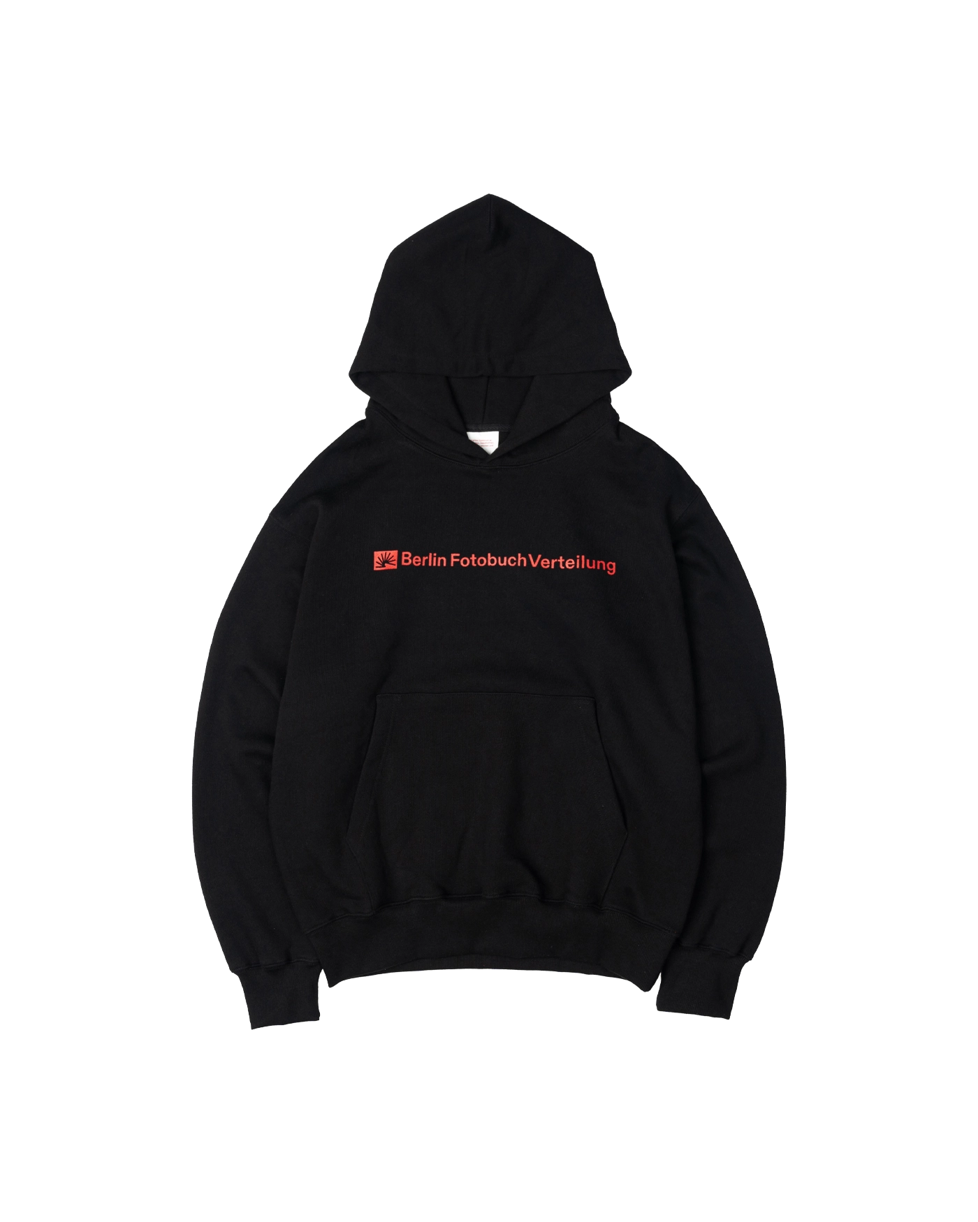 BERLIN PHOTOBOOK DISTRIBUTION BFV CENTER LOGO HOODIE berlin-photobook-distribution-bfv-center-logo-hoodie