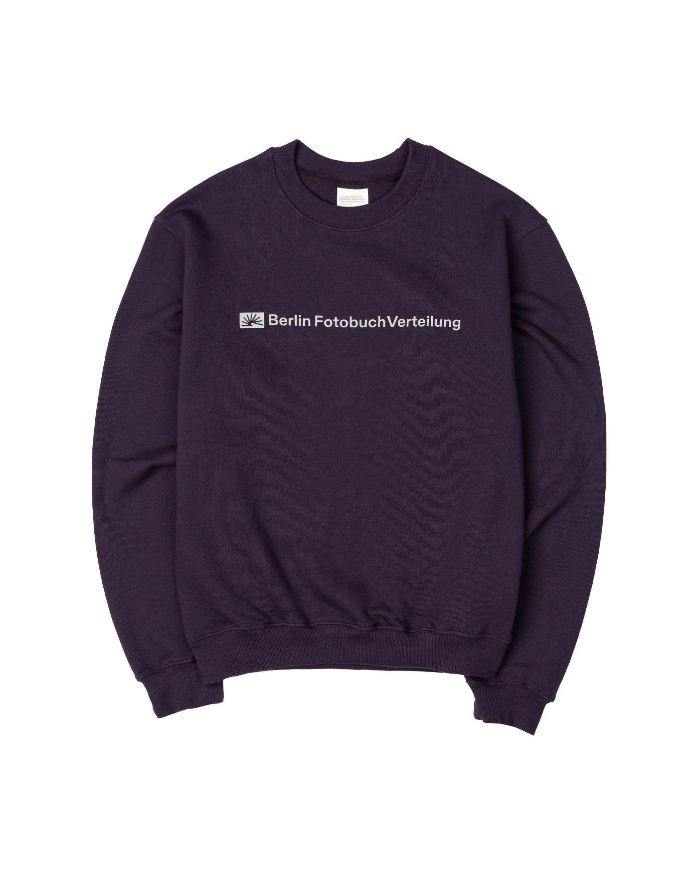 BERLIN PHOTOBOOK DISTRIBUTION BFV CENTER LOGO SWEATSHIRT berlin-photobook-distribution-bfv-center-logo-sweatshirt