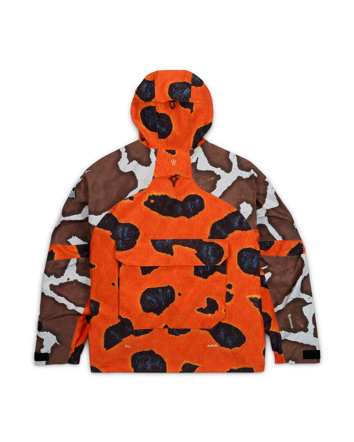 녹타 X 나이키 남성 오팔 딥 커버 고어텍스 자켓 세이프티 오렌지