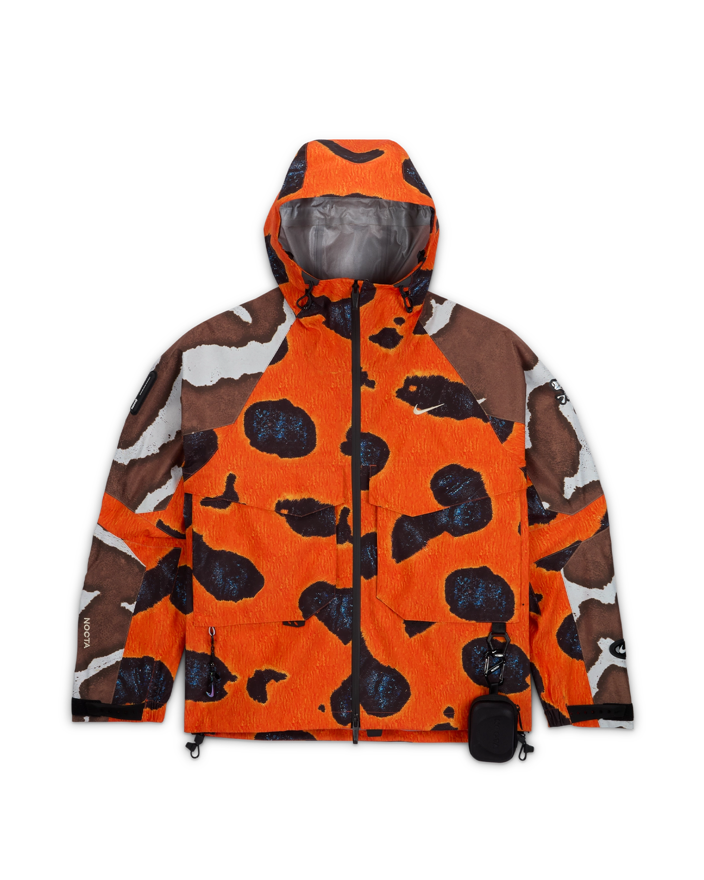 녹타 X 나이키 남성 오팔 딥 커버 고어텍스 자켓 세이프티 오렌지