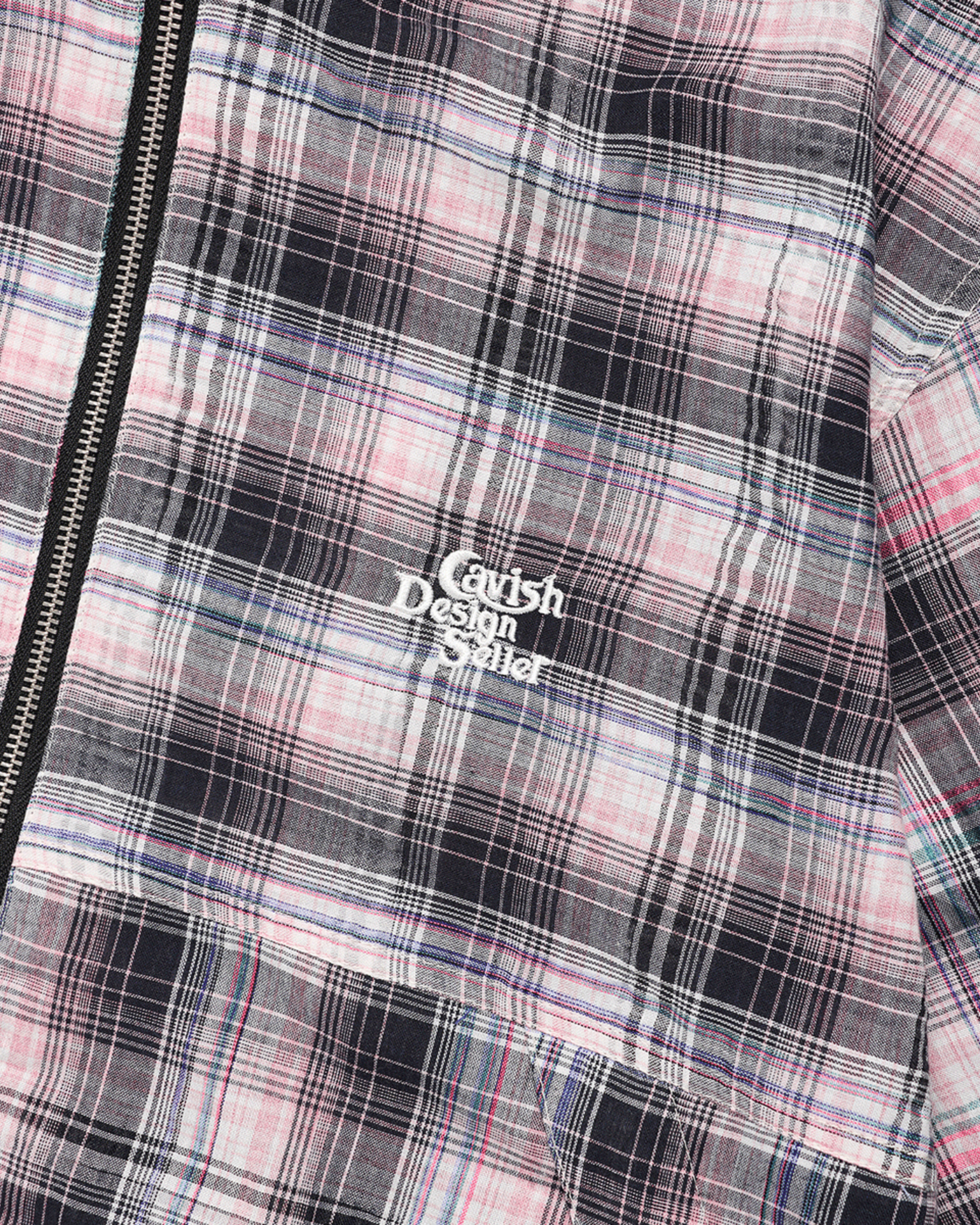 CAVISH ♥ HOODED CHECK WIND BREAKER / 追跡付 CAVISH HOODED CHECK WIND BREAKER