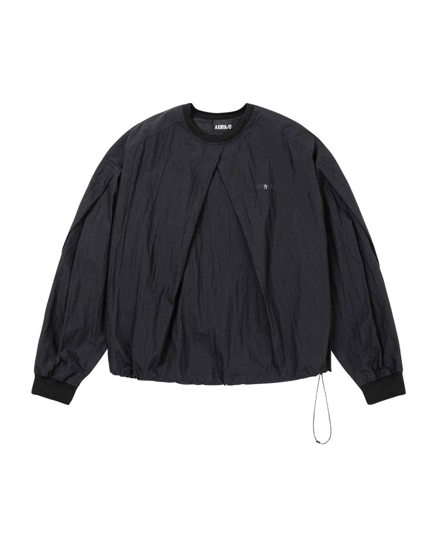 AJOBYAJO Raw Edge Batwing Sweatshirt
