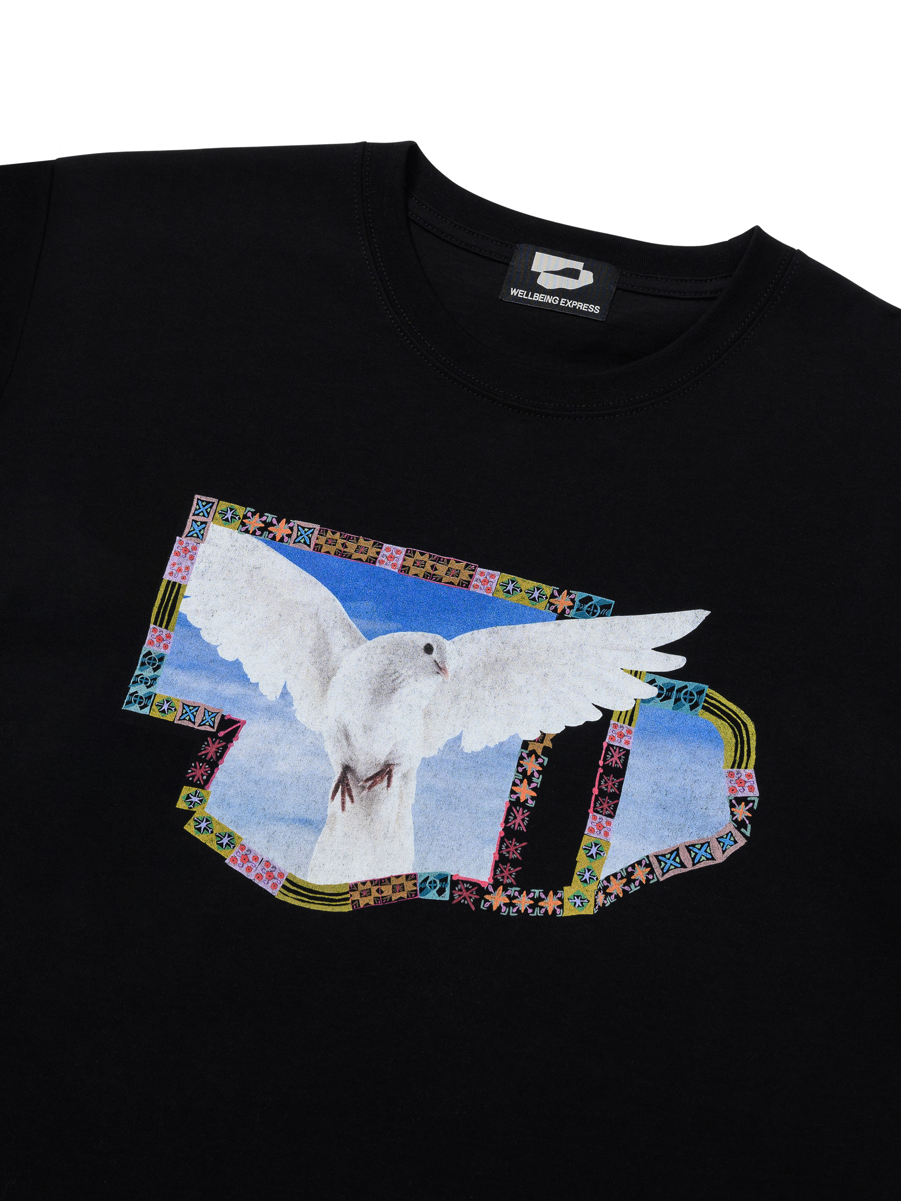 【WELLBEING EXPRESS】 Oversized Pigeon Half Sleeve / 追跡付 WELLBEING EXPRESS Oversized Pigeon Half Sleeve
