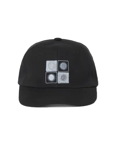 ●MILLO ARCHIVE● Rotation Symbol Camp Cap Black ML523BLK MILLO ARCHIVE Rotation Symbol Camp Cap