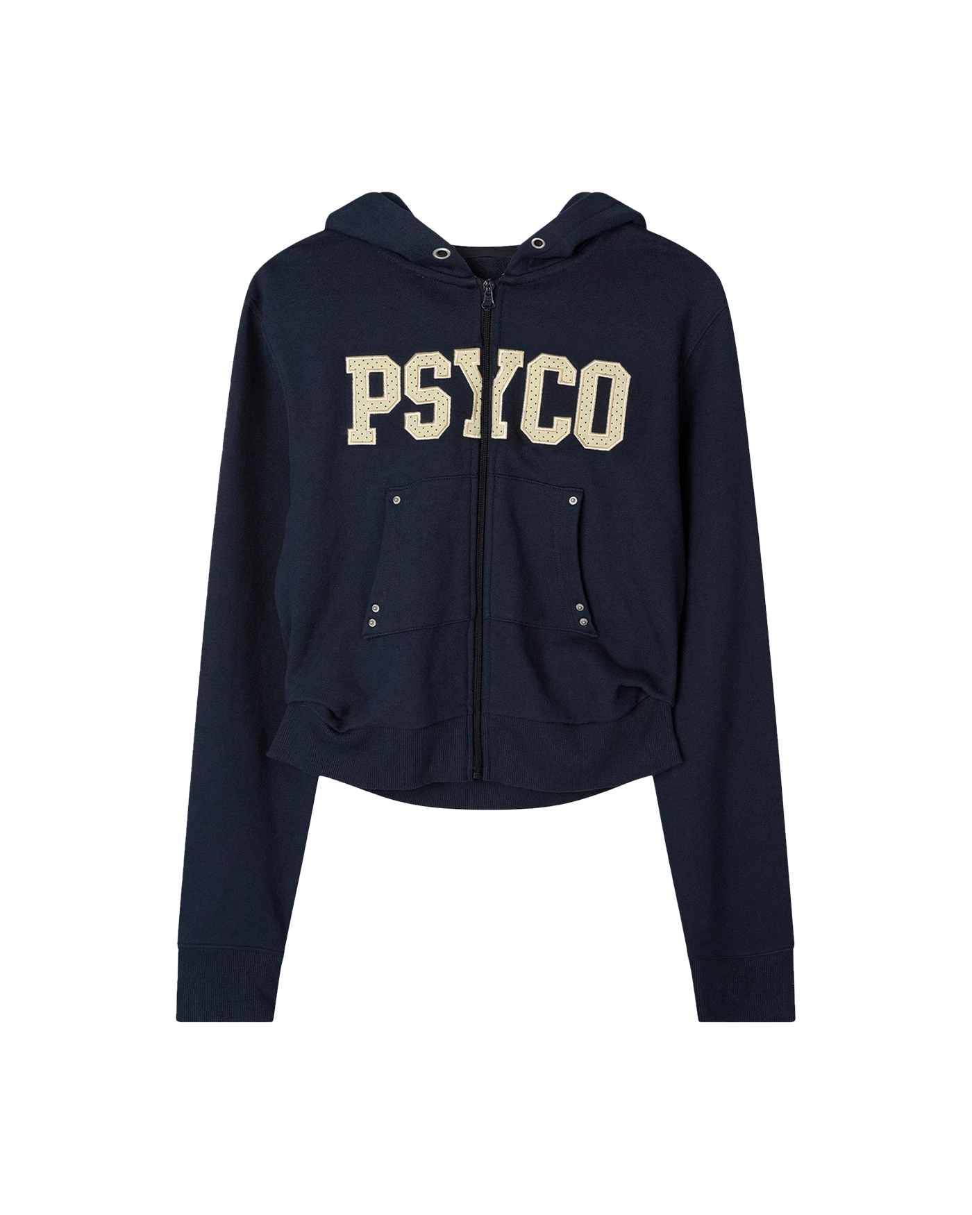 SCULPTOR Cottage Zip-Up Hoodie Navy SCULPTOR Cottage Zip-Up Hoodie Navy