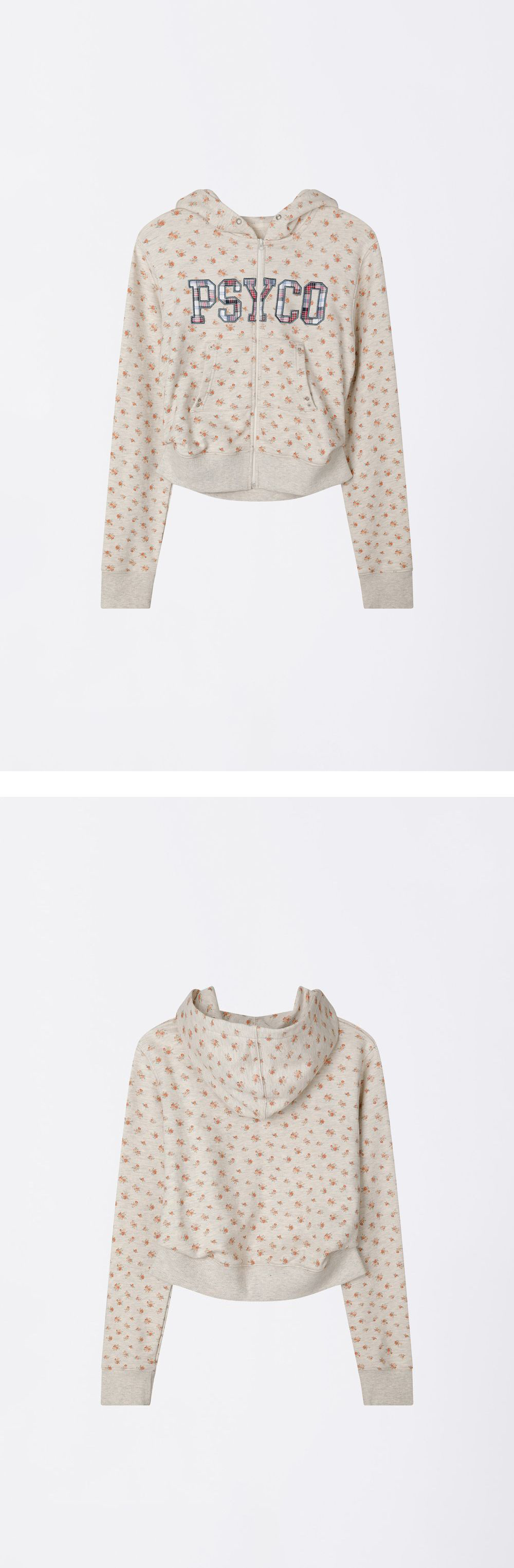 SCULPTOR Cottage Zip-Up Hoodie Flower SCULPTOR Cottage Zip-Up Hoodie Flower