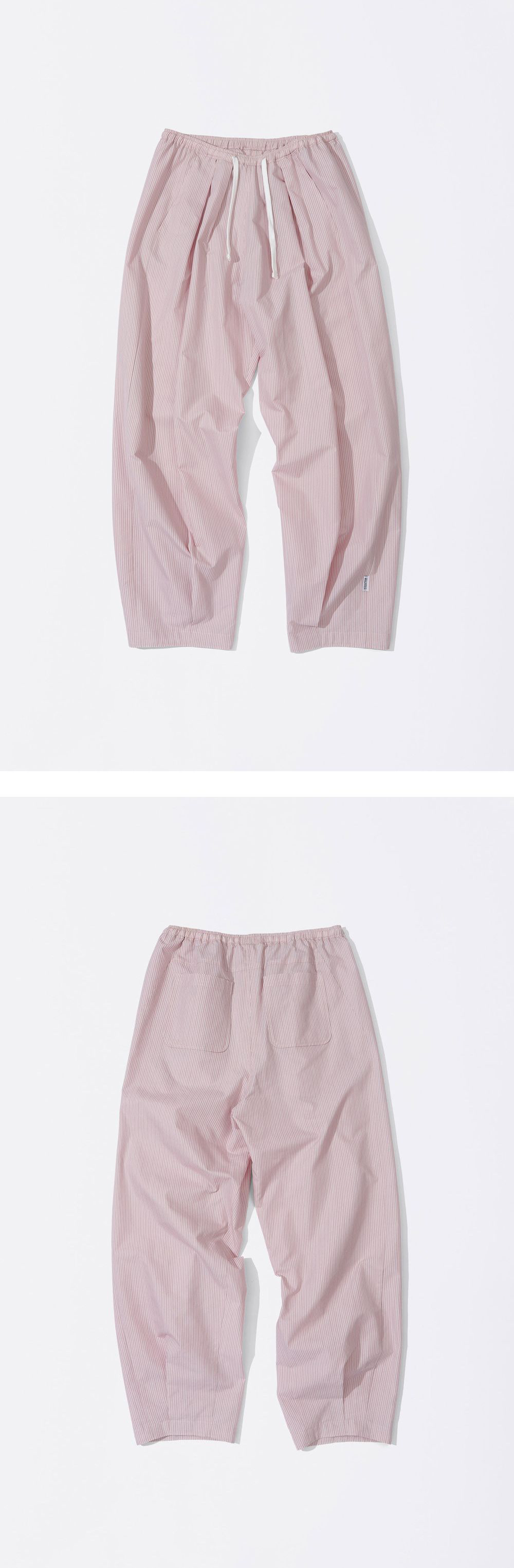 ★SCULPTOR★ Bed To Go Pintuck Pants Pink Stripe SC25S415PK SCULPTOR Bed To Go Pintuck Pants Pink Stripe