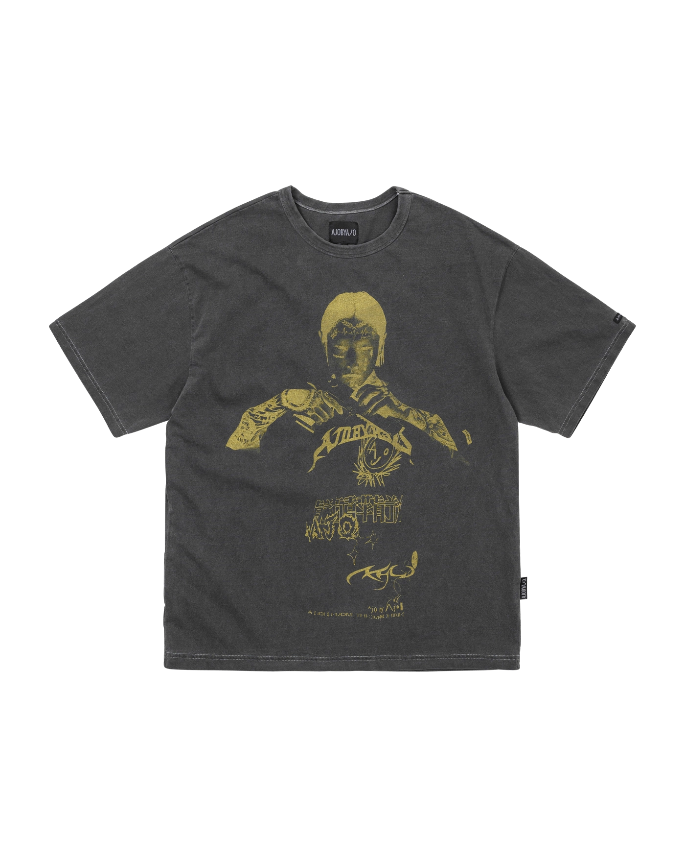【AJO AJOBYAJO】25SS★ Pseudo Knight T-Shirt MUSINSA | AJOBYAJO Pseudo Knight T-Shirt [DARK BROWN]