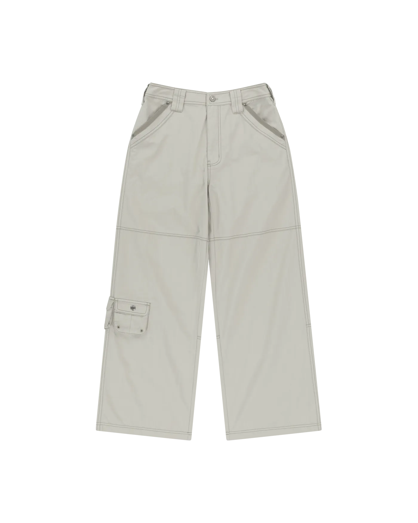 SNAP WORK PANTS KHAKI - coyseio