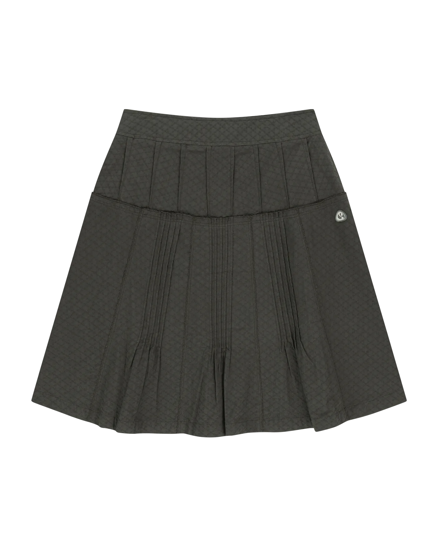 【COYSEIO】 FLOWER PINTUCK SKIRT FLOWER PINTUCK SKIRT BROWN - coyseio