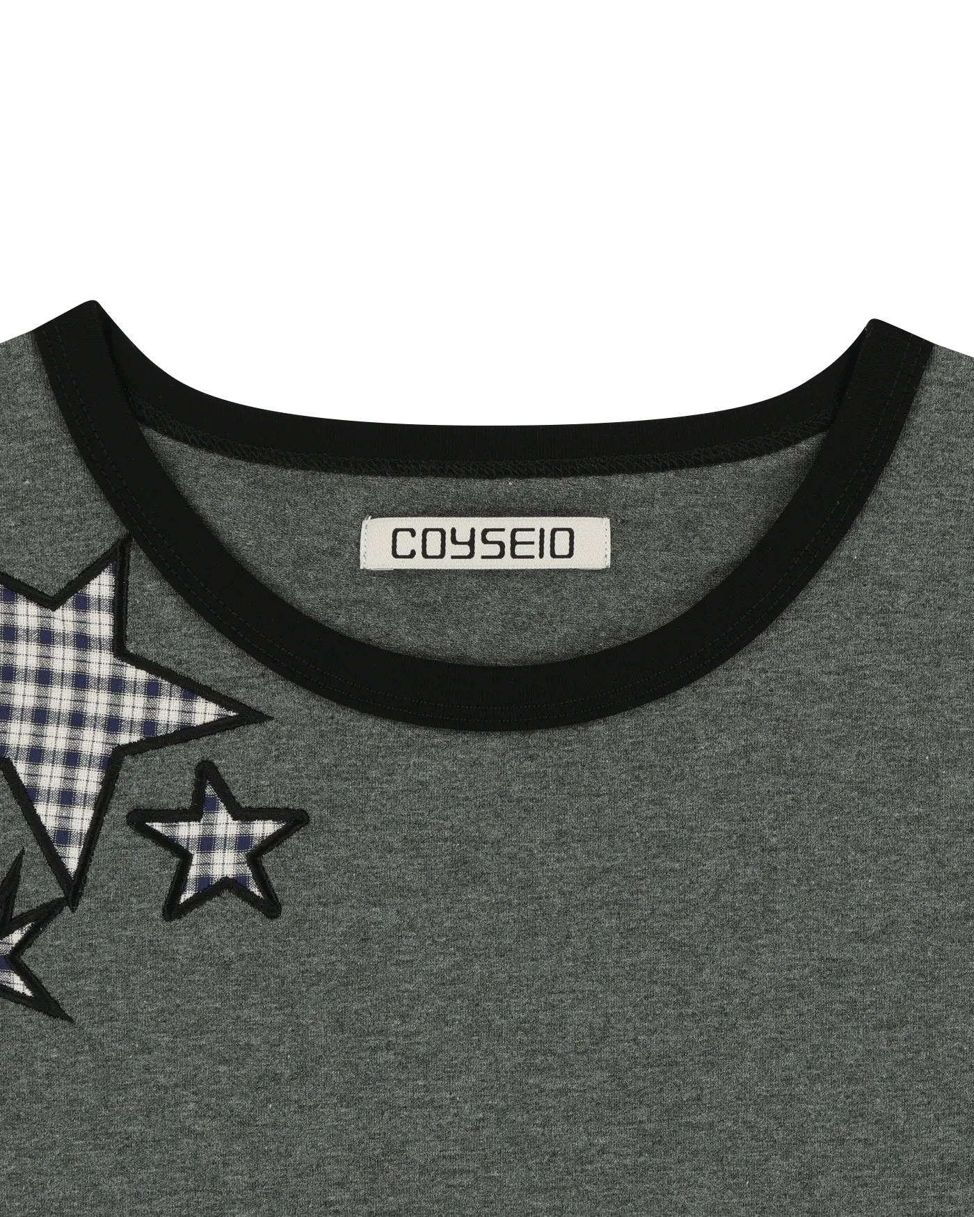 【正規品即日発送】COYSEIO TRIPLE STAR RINGER TEE ☆COYSEIO☆ TRIPLE STAR RINGER TEE PASTEL BLUE / Gray