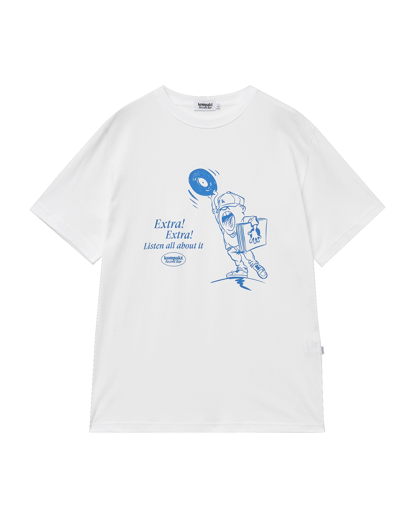 ★COMPAKT RECORD BAR★ KRB Basic New Logo Tshirt Salmon KOMPAKT RECORD BAR Basic New Logo T-shirt