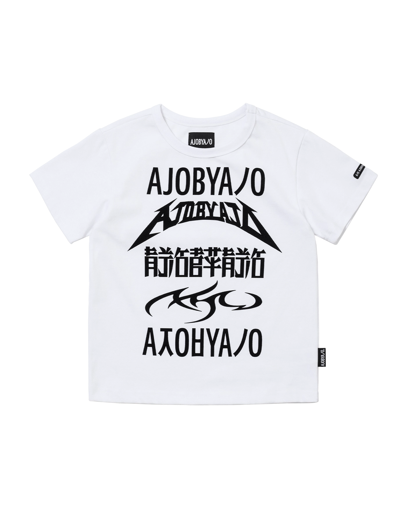 【AJO AJOBYAJO】23SS★ Five AJO Logos T-Shirt Five AJO Logos Mini T-shirt [WHITE] - AJOBYAJO